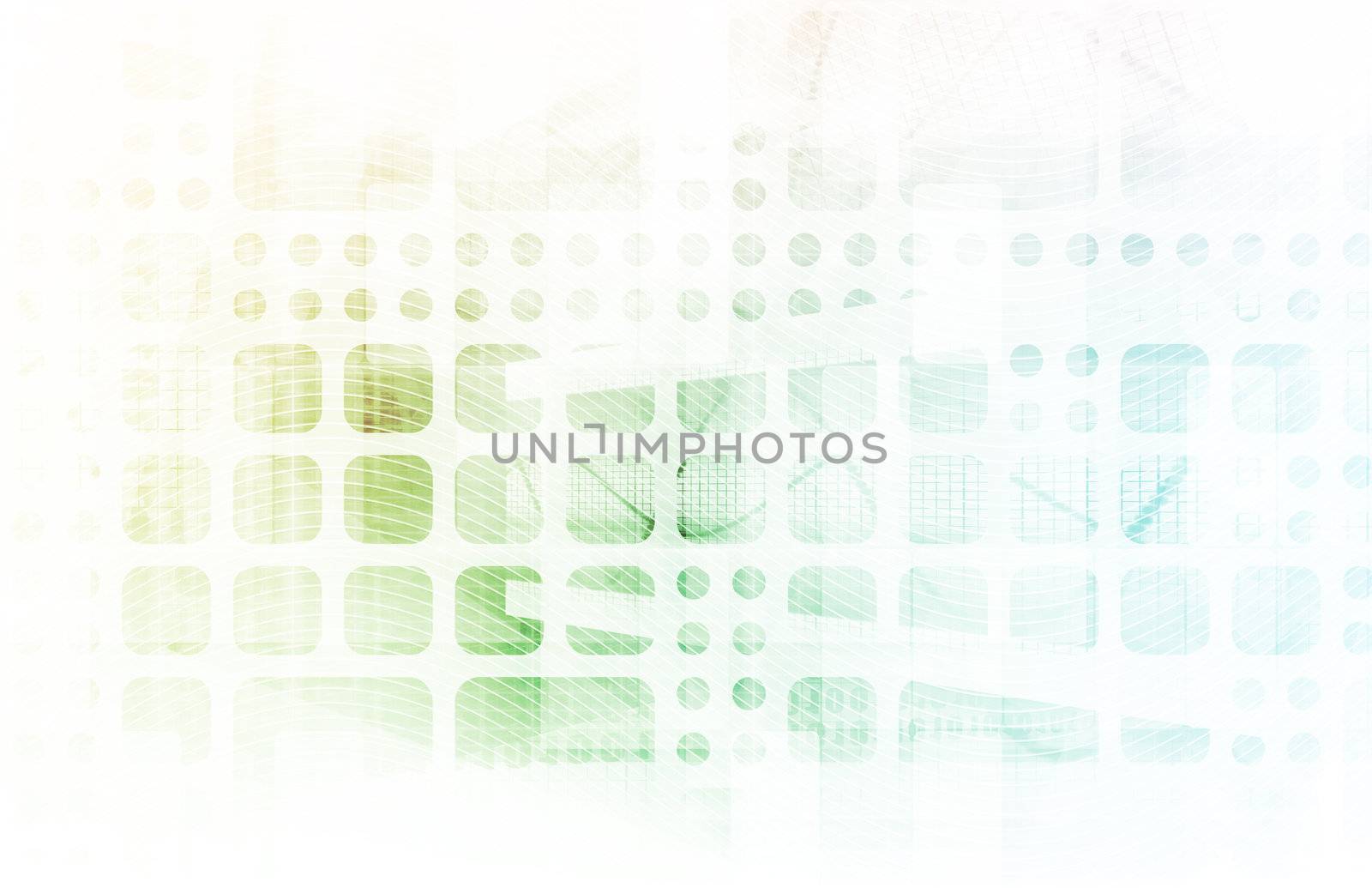 Technology Abstract with Futuristic Lines as Art