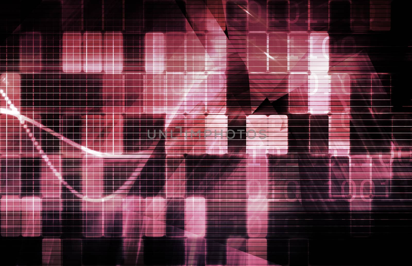 Internet Abstract as a Tech Art Background