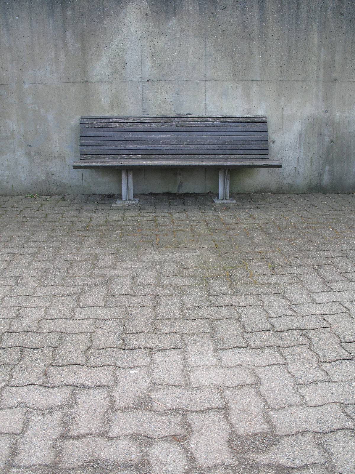 dark park bench