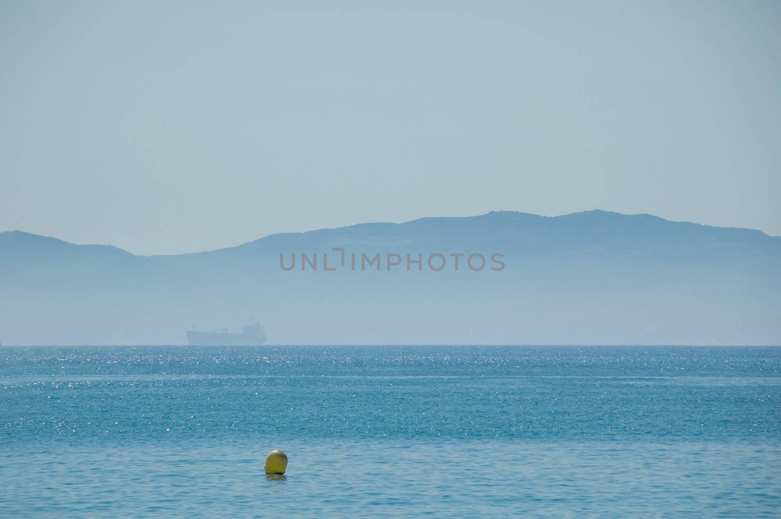 Beautiful view on strait of Gibraltar, Spain