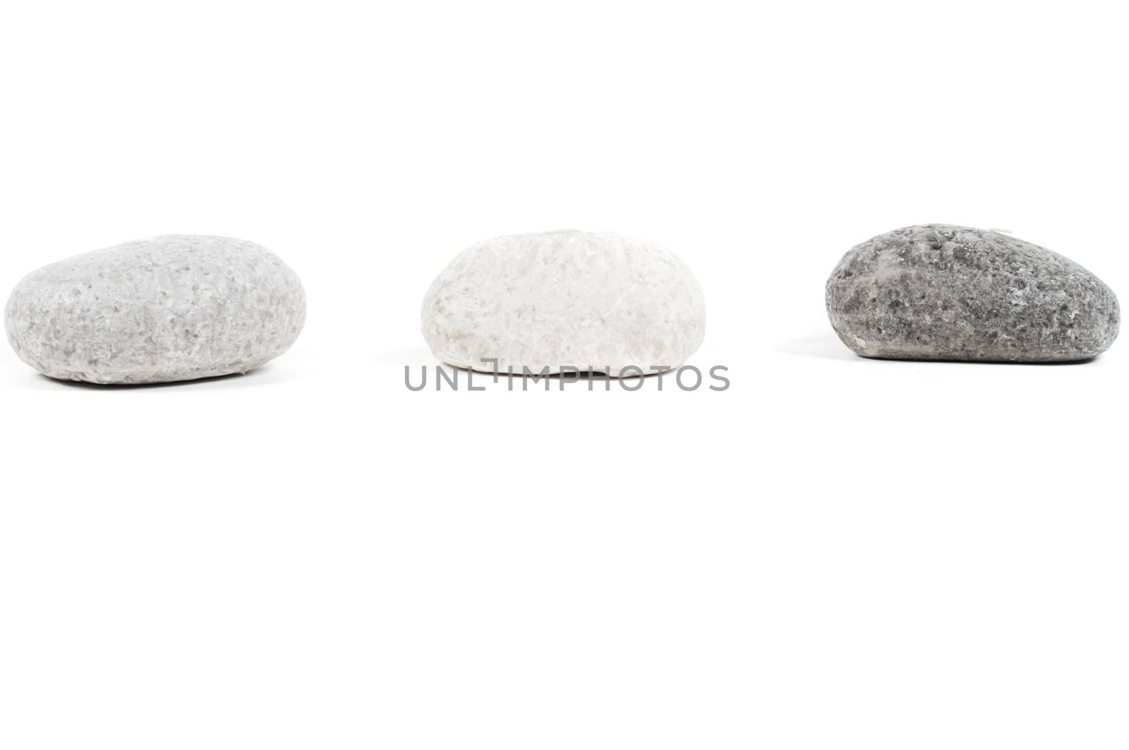 Studio shot of spa accessories, isolated on white