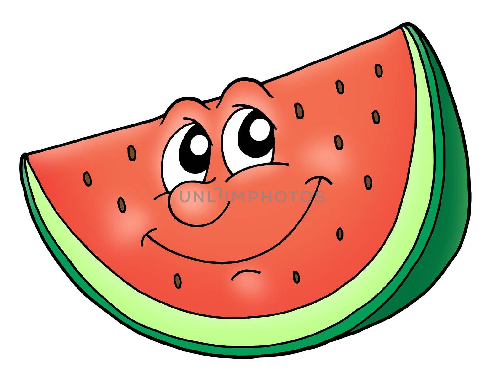 Smile watermelon by clairev