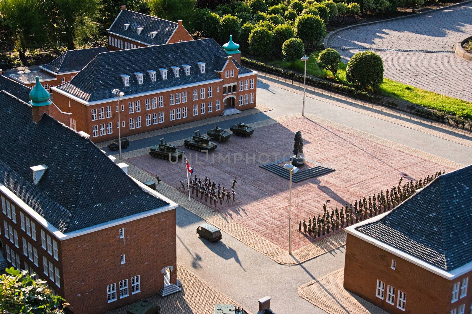 Evening light in Madurodam 2007 by Colette