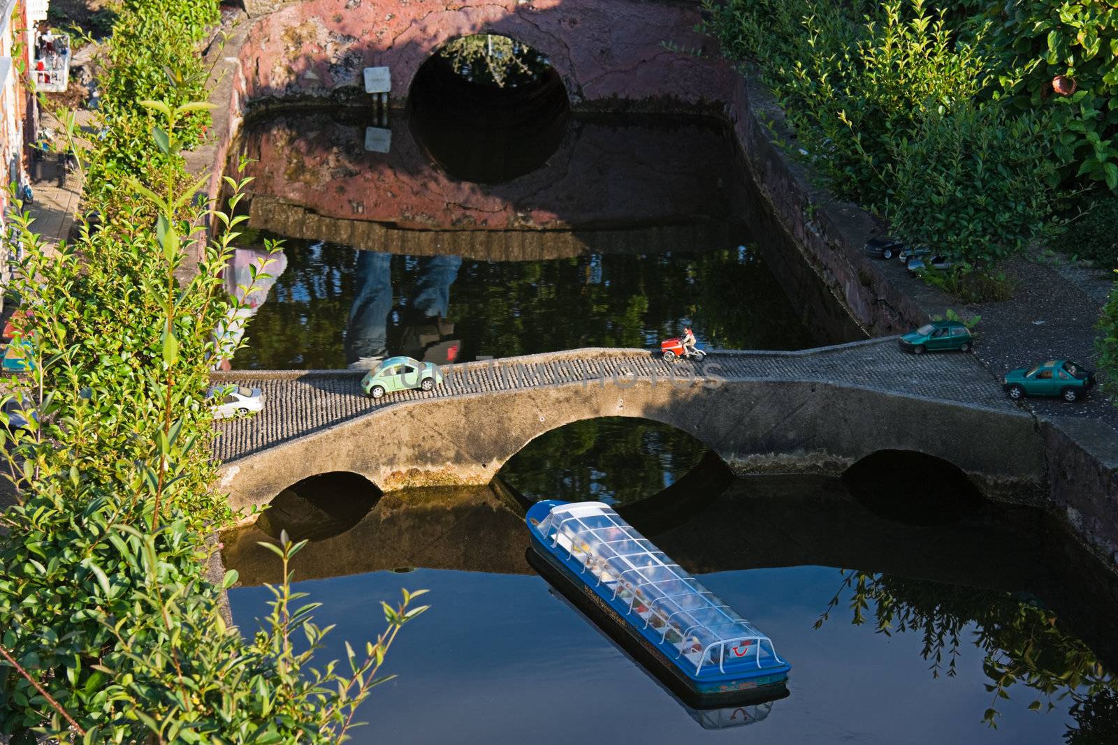 Evening light in Madurodam 2007 by Colette