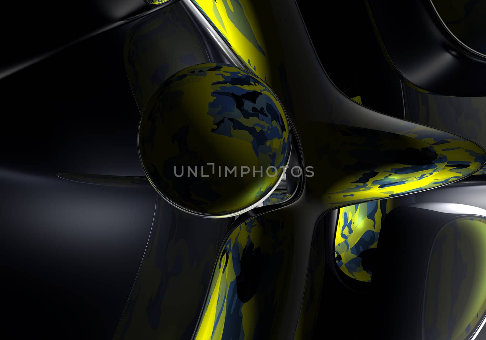 Abstract 3D Background Design by Trusty