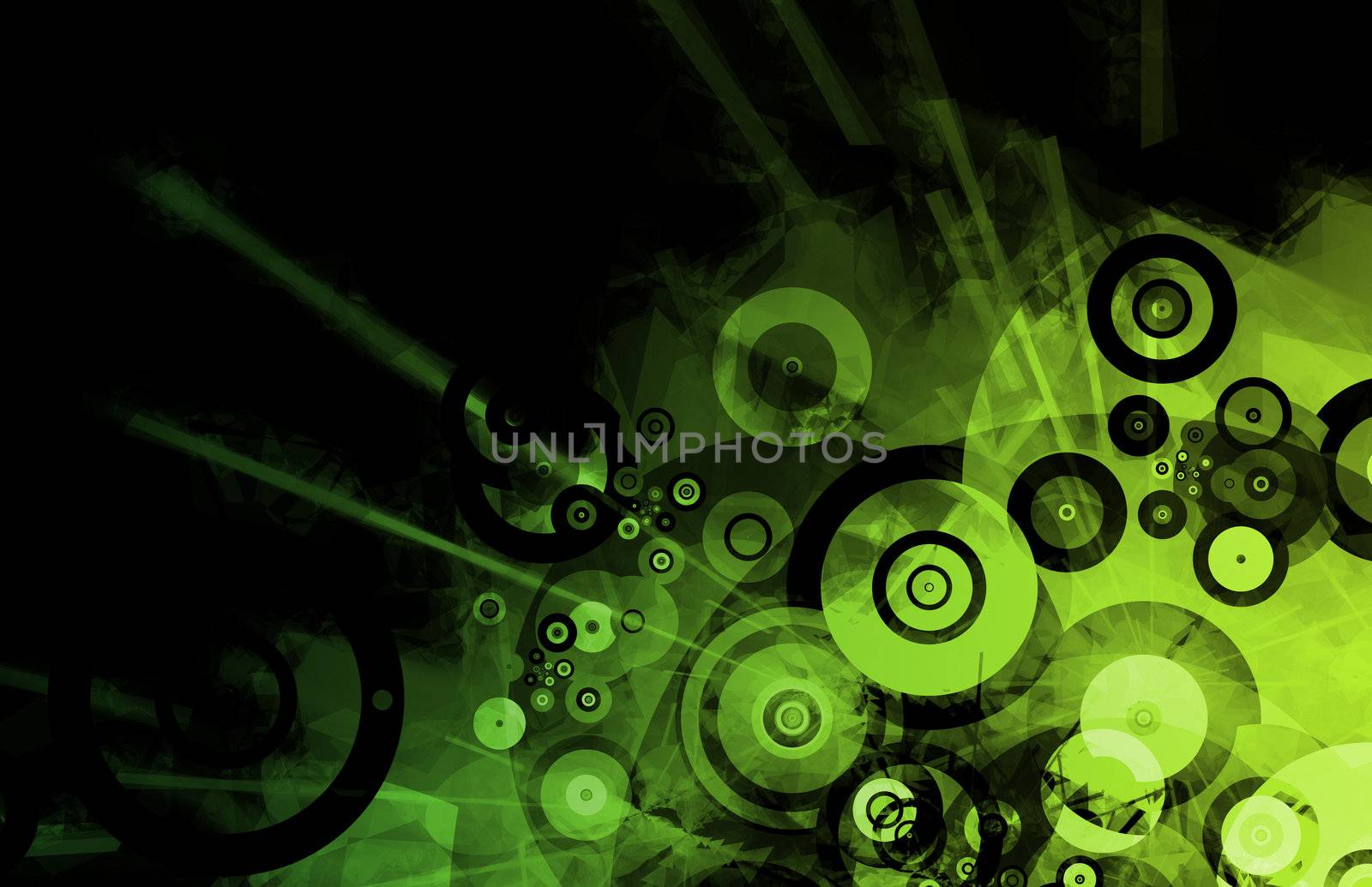 Futuristic Tech Design on a White Background