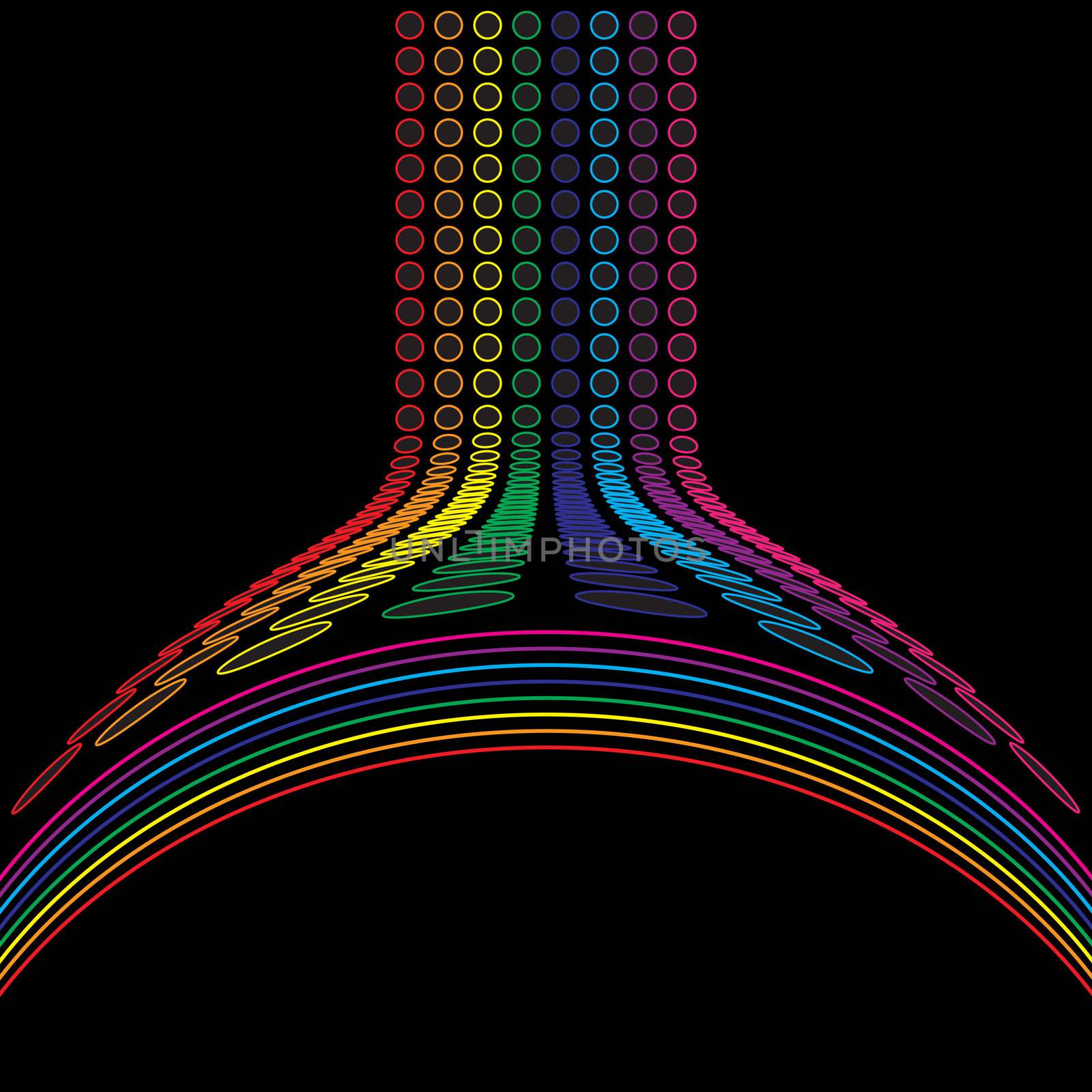 Rainbow Circles Layout by graficallyminded