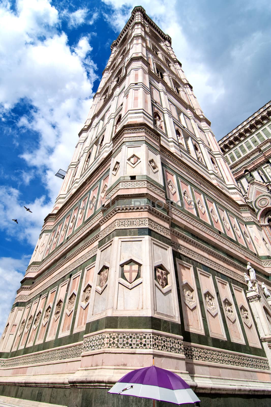 Architectural Detail of Piazza del Duomo in Florence, Italy