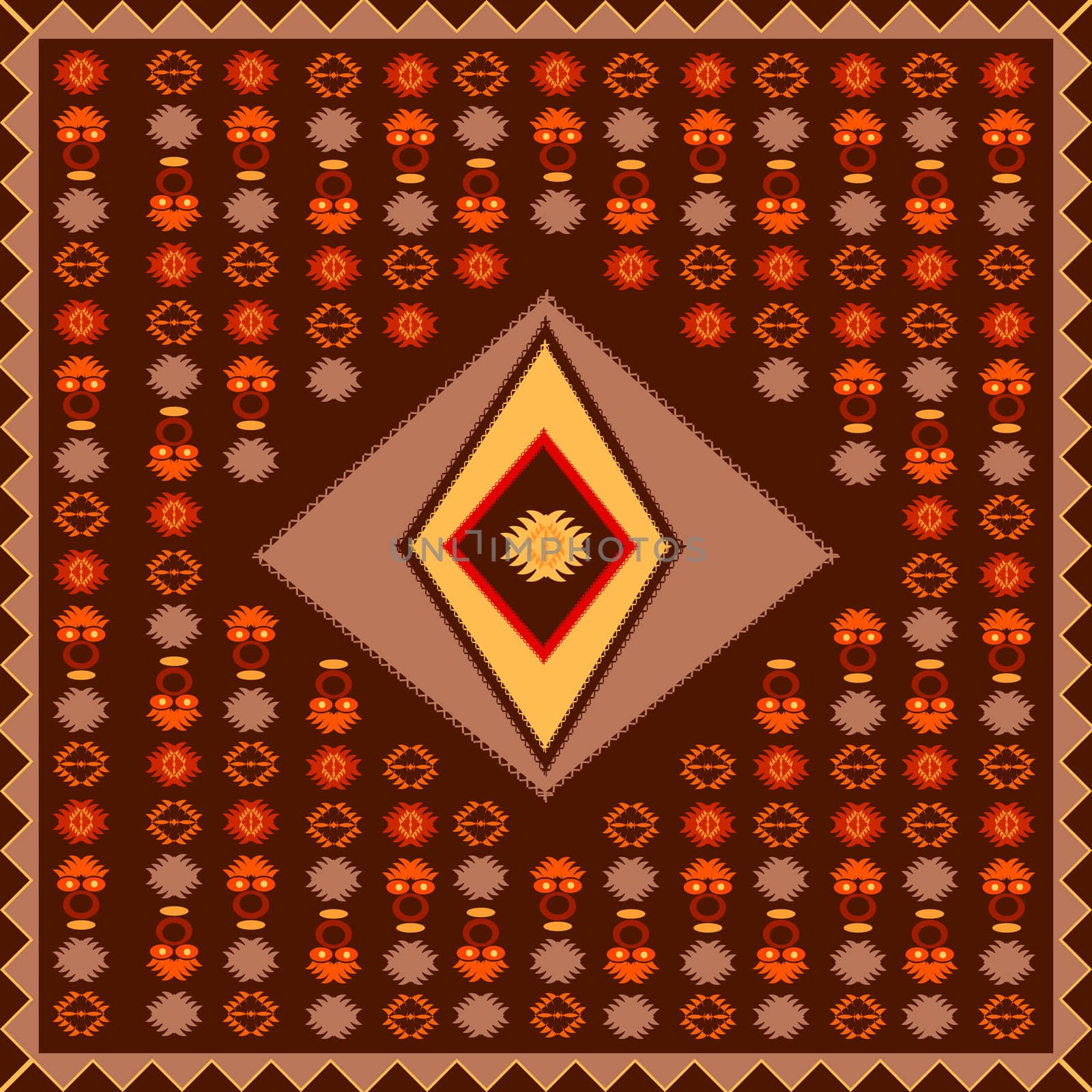 African carpet by Lirch