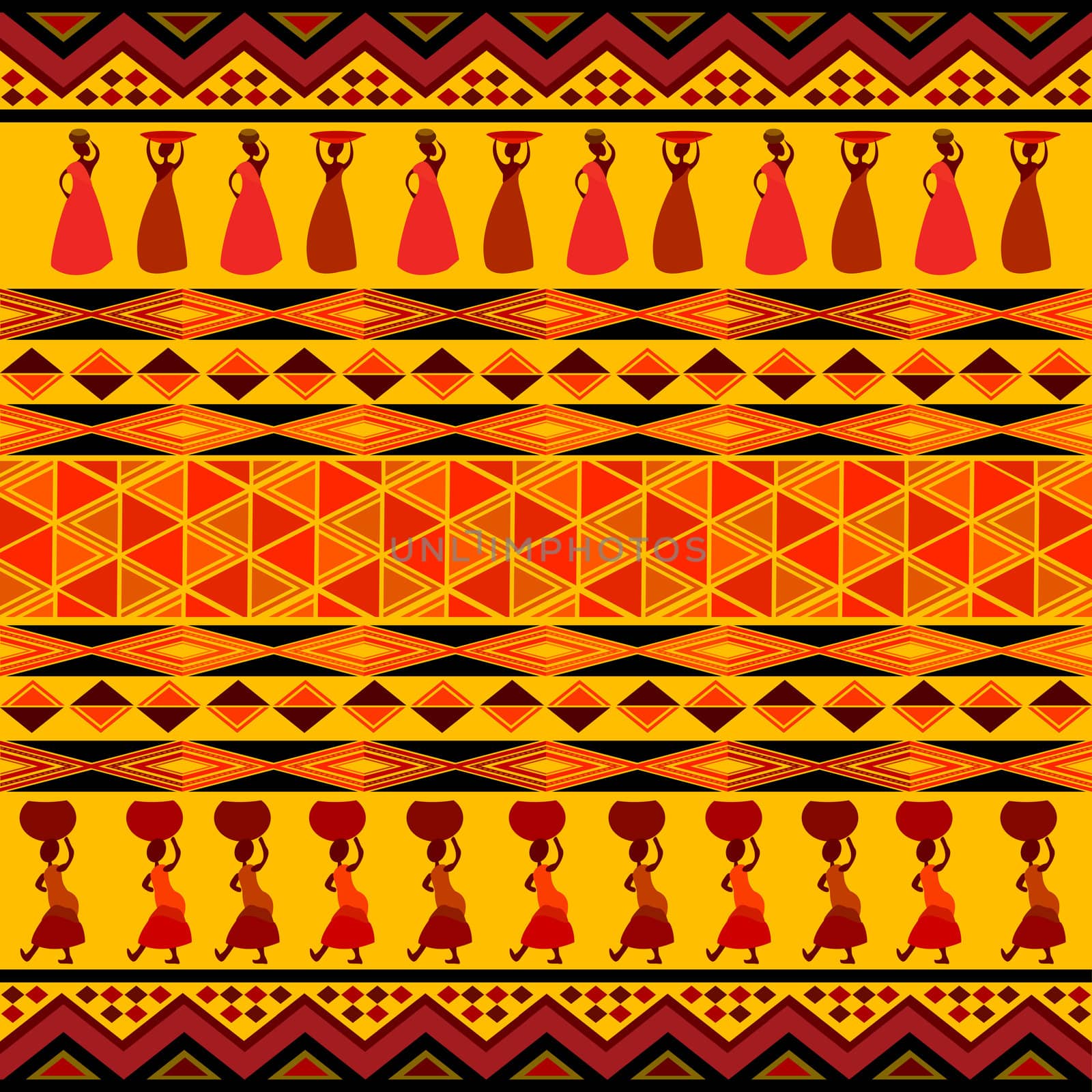 Traditional african pattern