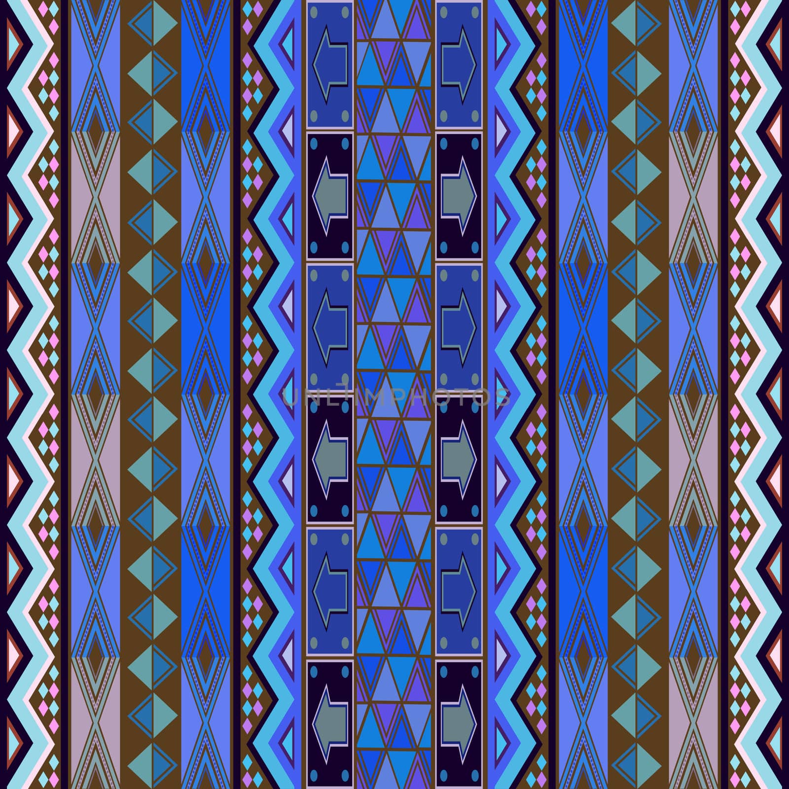 Blue rug design by Lirch