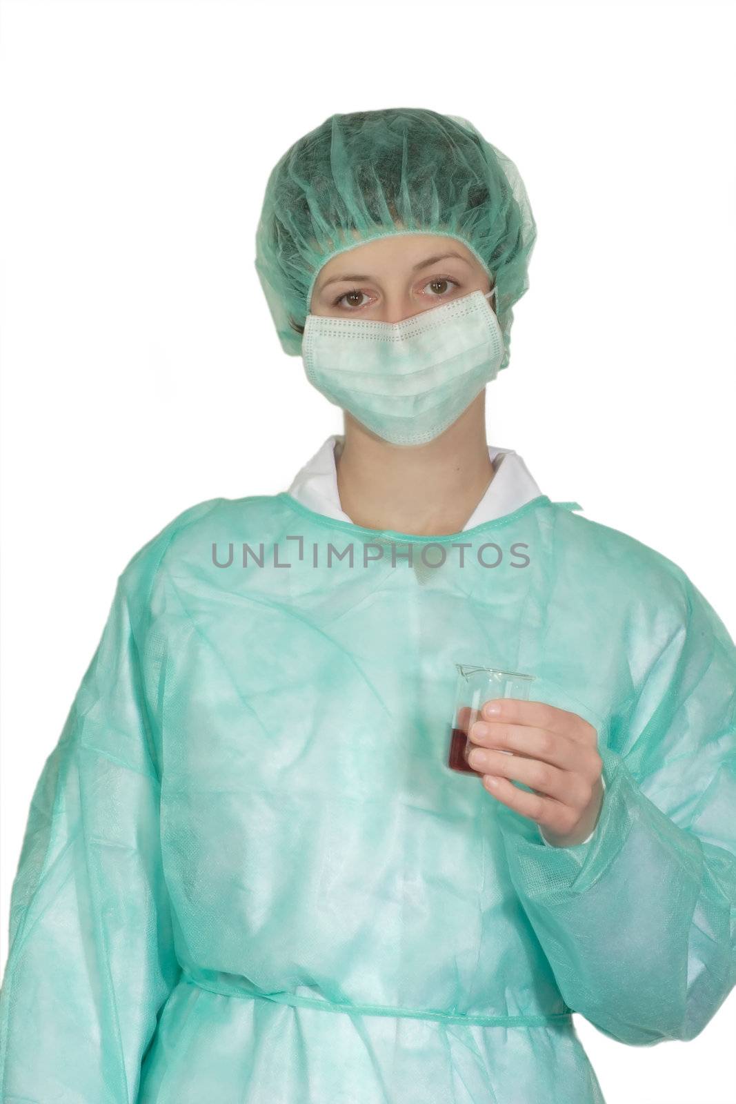 Doctor in scrubs by Teamarbeit
