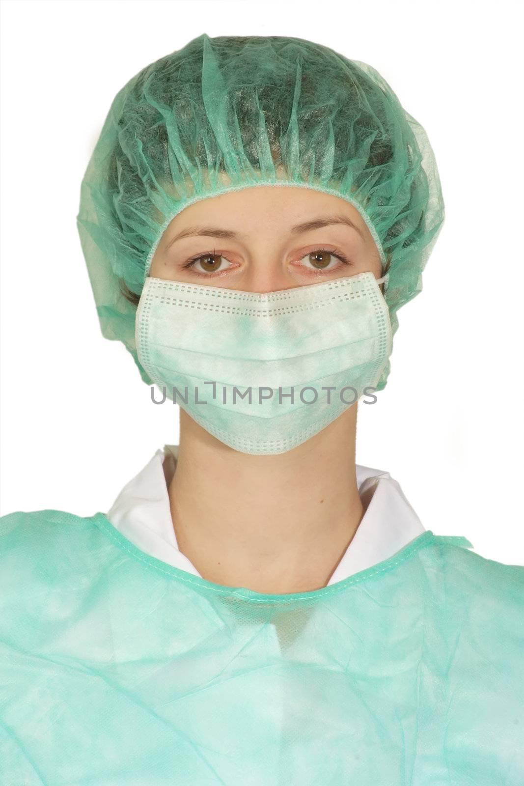 Doctor with face mask by Teamarbeit