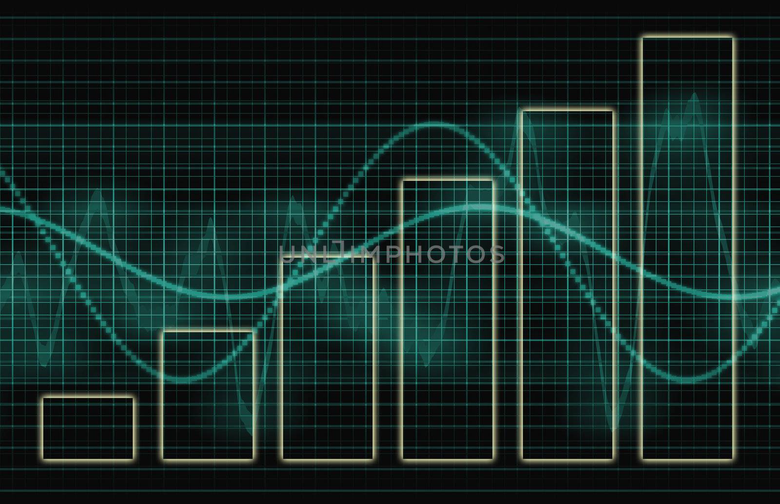 Business Charts Concept Diagram as a Abstract