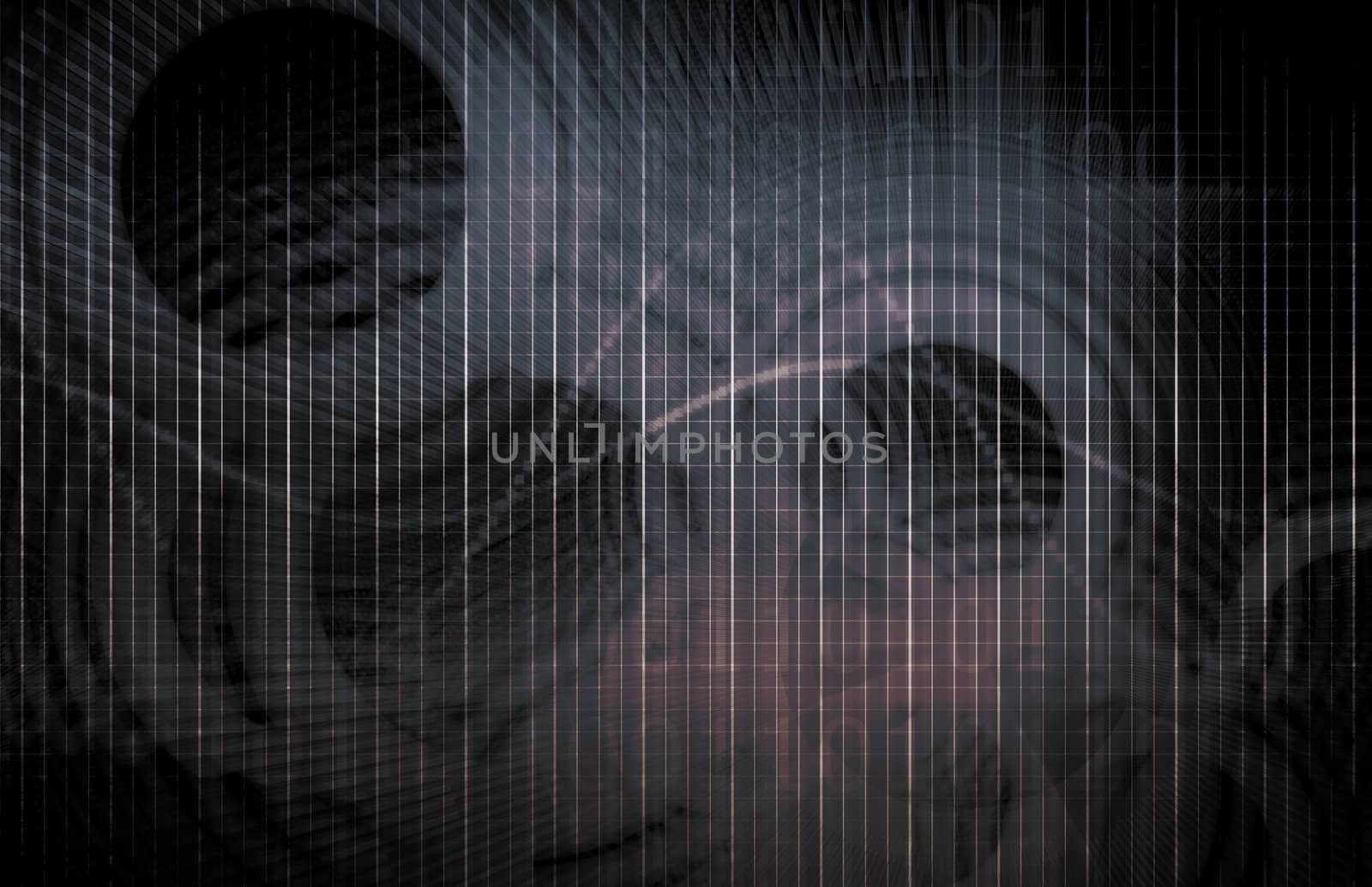Futuristic Technology Concept as a Data Abstract