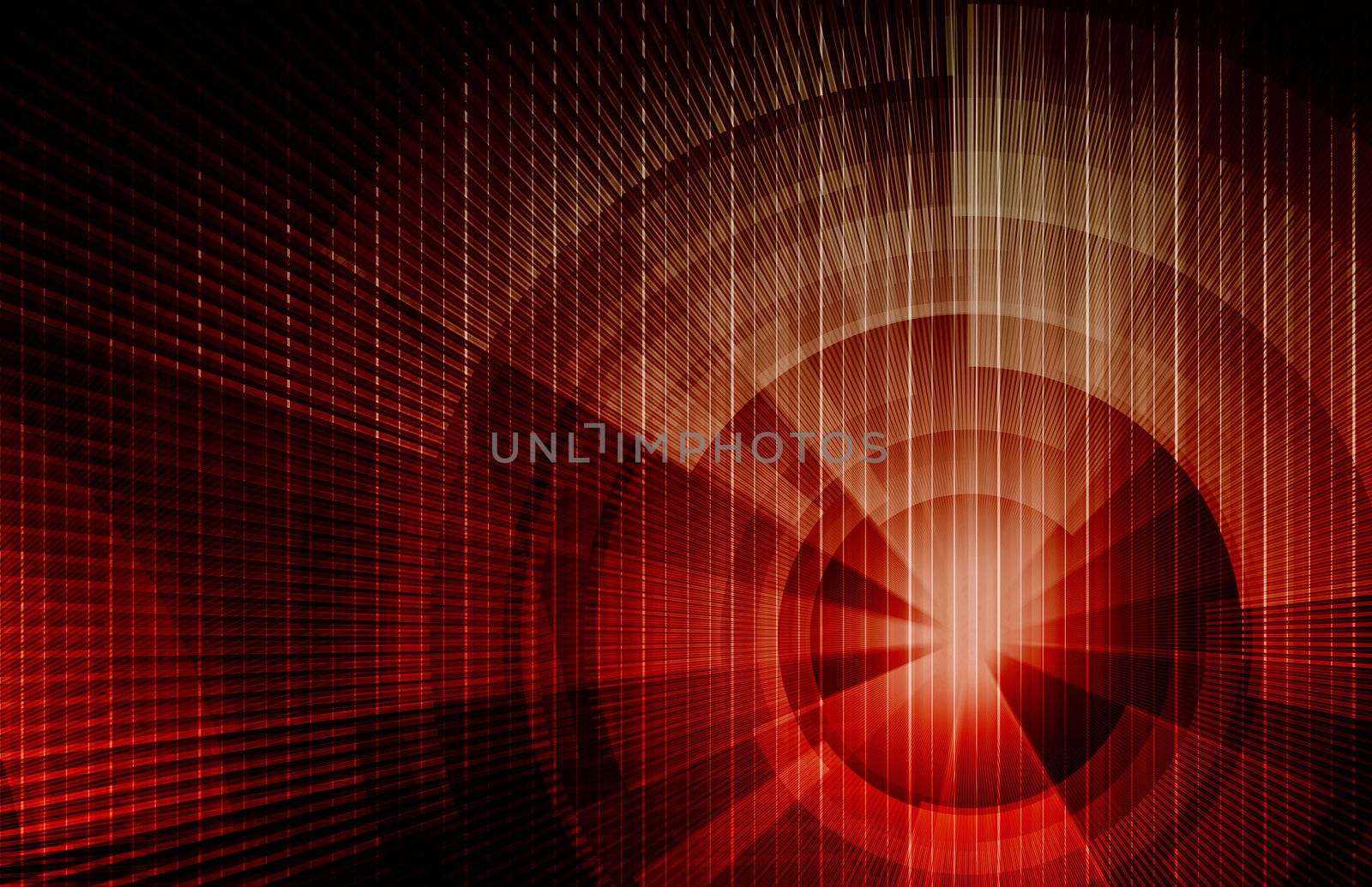 Technology Concept Background with a Science Art