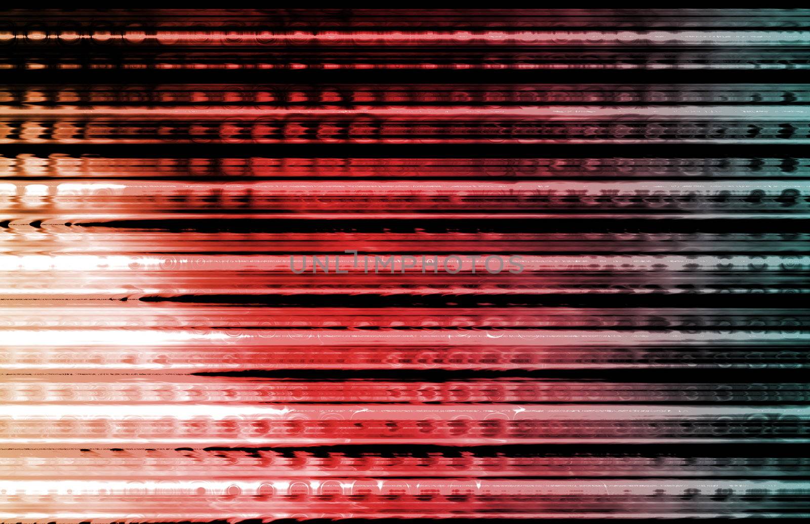 Modern Technology Background in a Color Burst