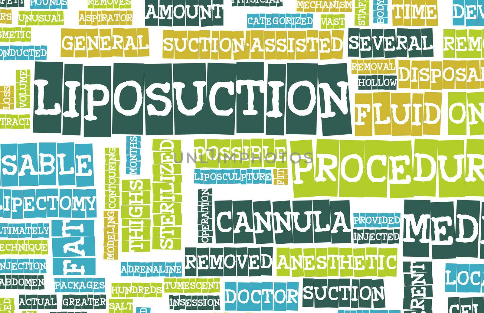 Liposuction Medical Procedure as a Concept Art