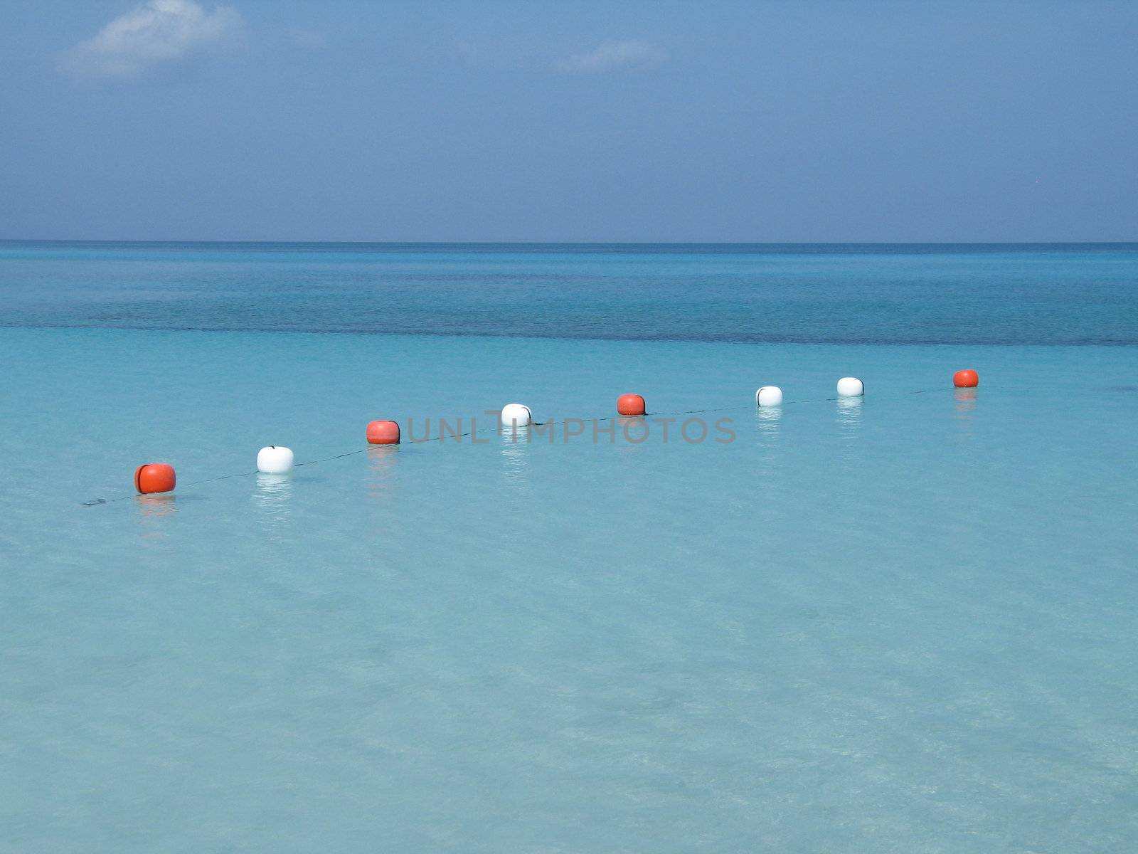 blue tropical ocean view