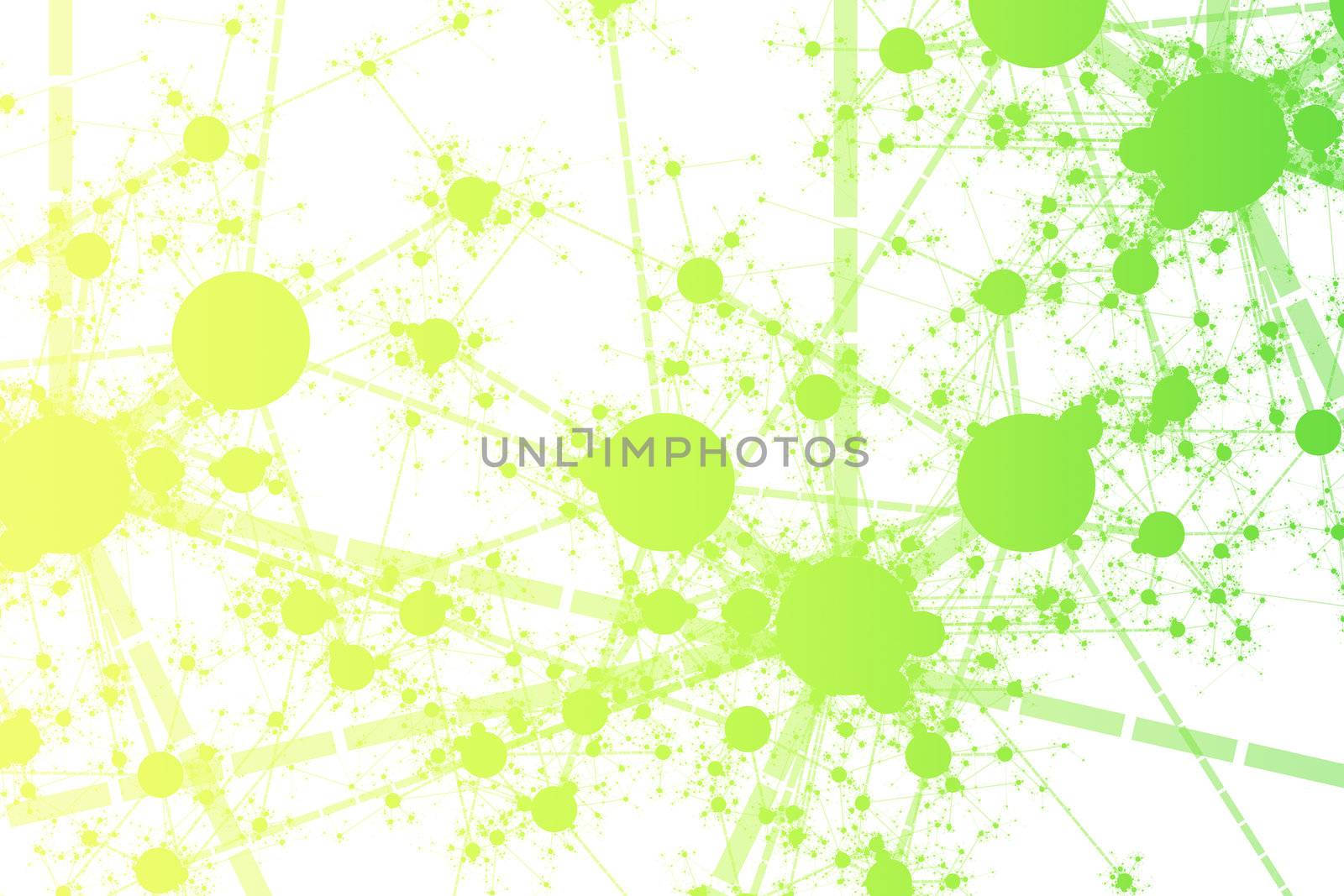Futuristic Technology Data Flow Color Digital Abstract