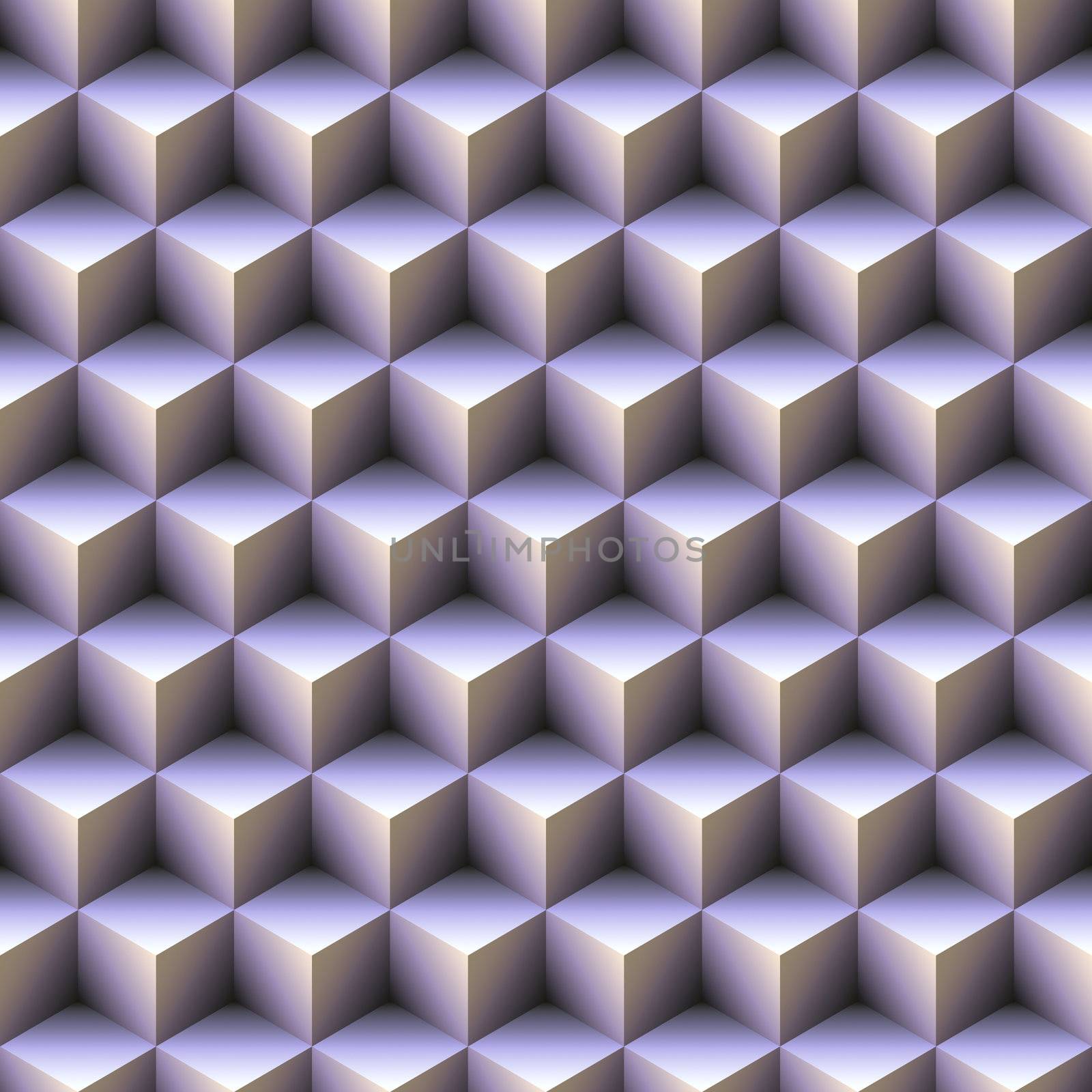 bluish cubes background, tiles seamless as a pattern