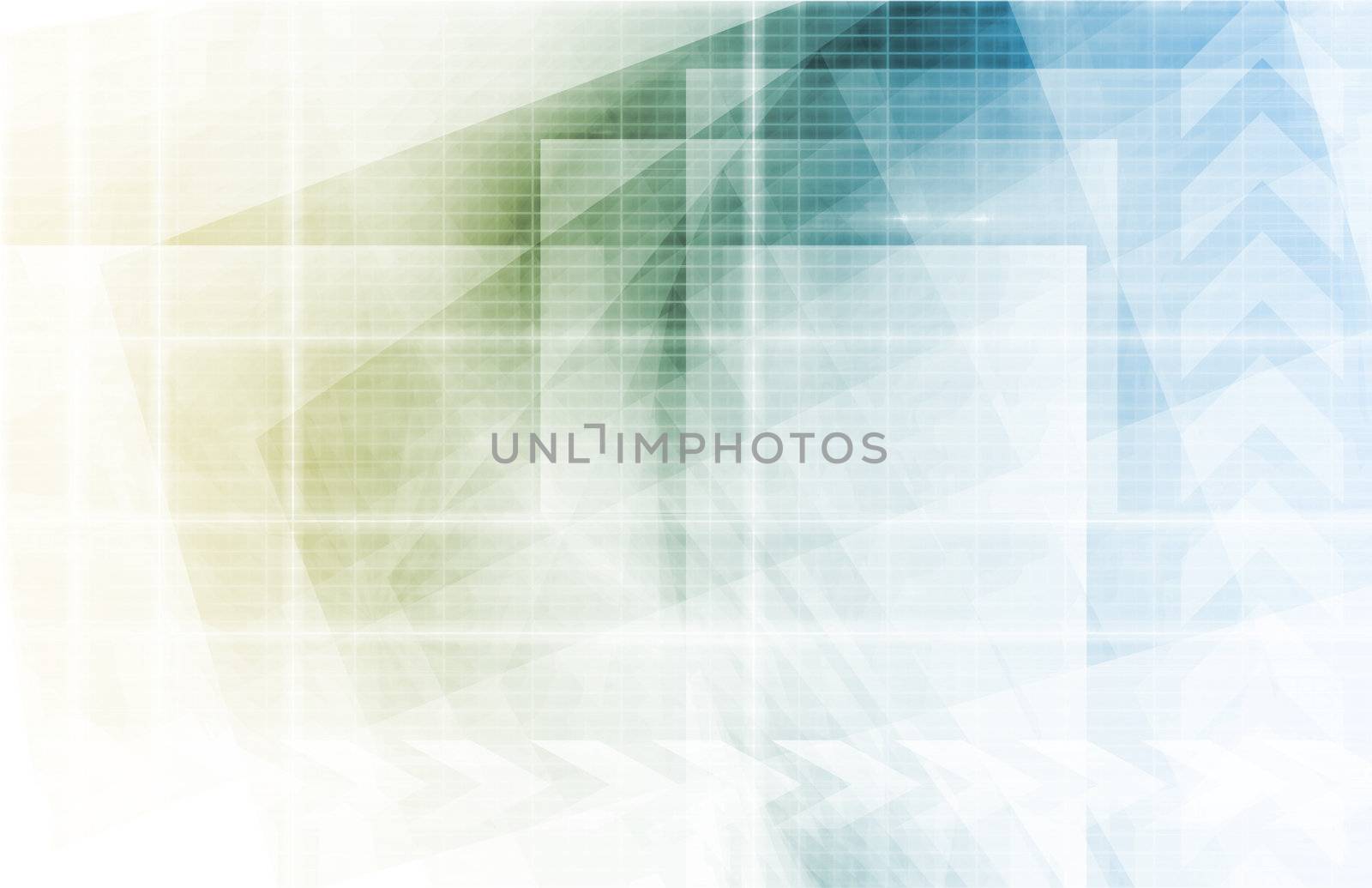 Futuristic Background as a Network Concept Art