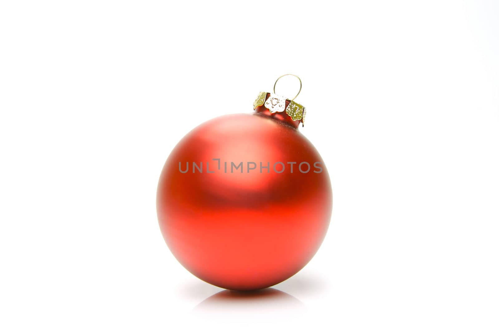 Christmas decorations isolated on a white background