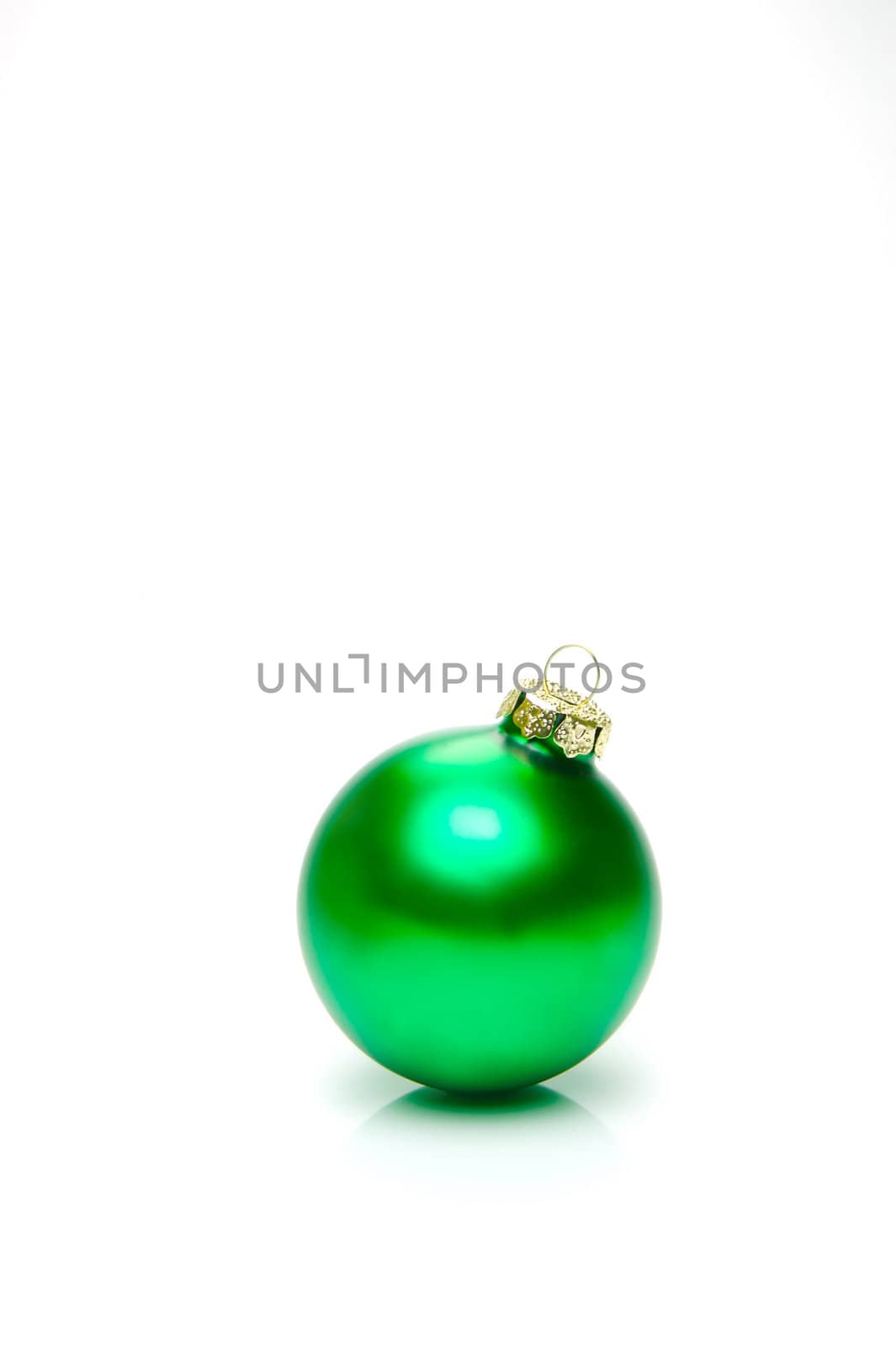 Christmas decorations isolated on a white background