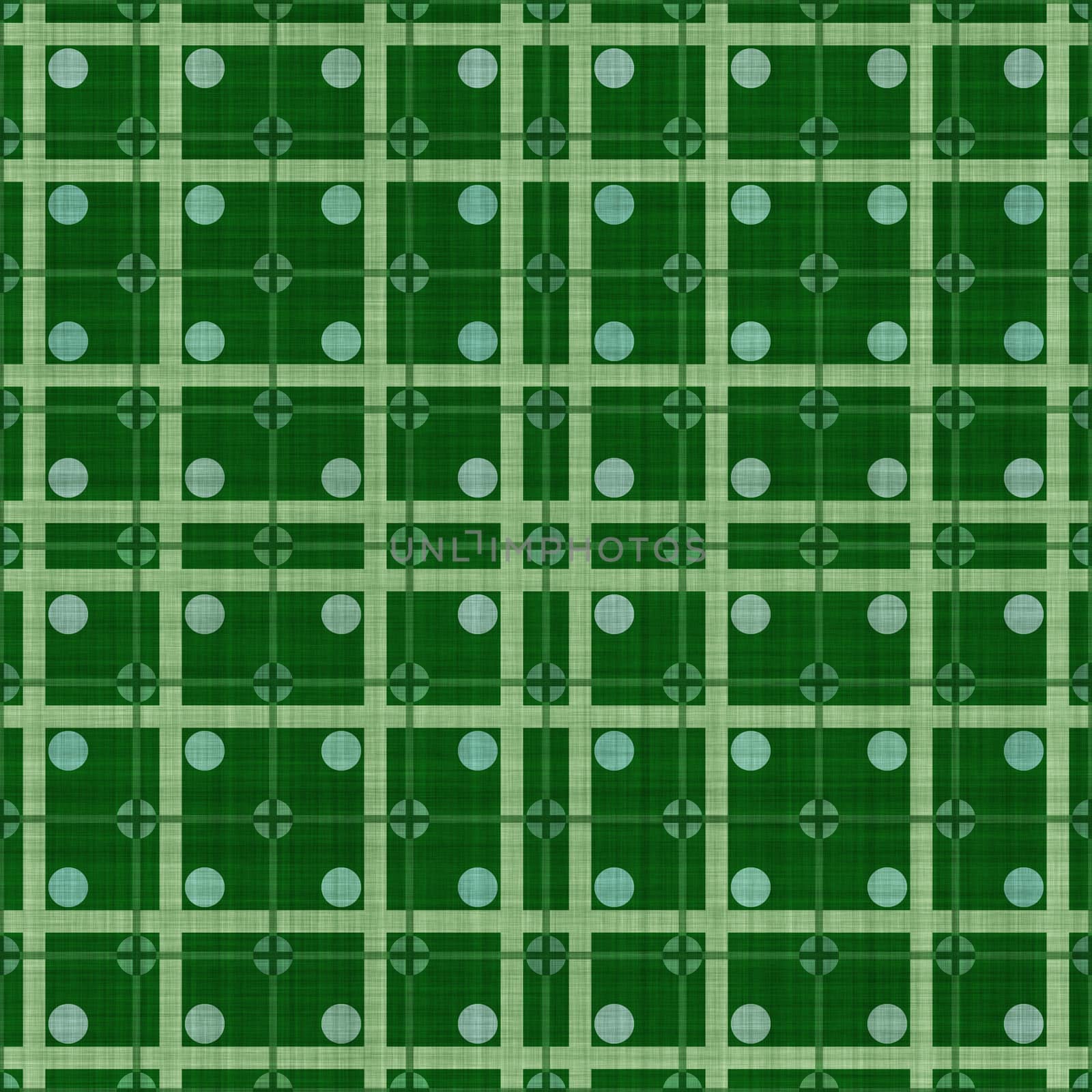 green dotted fabric by hospitalera