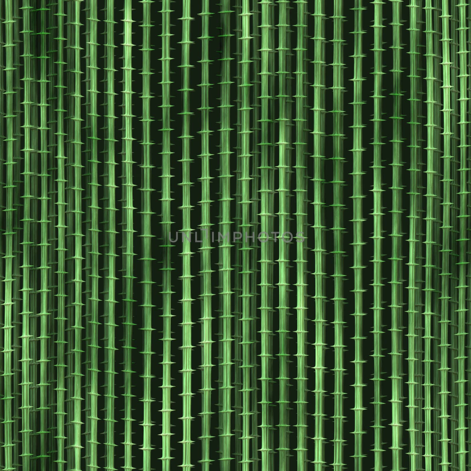 green, smooth bamboo background with small stalks, tiles seamlessly