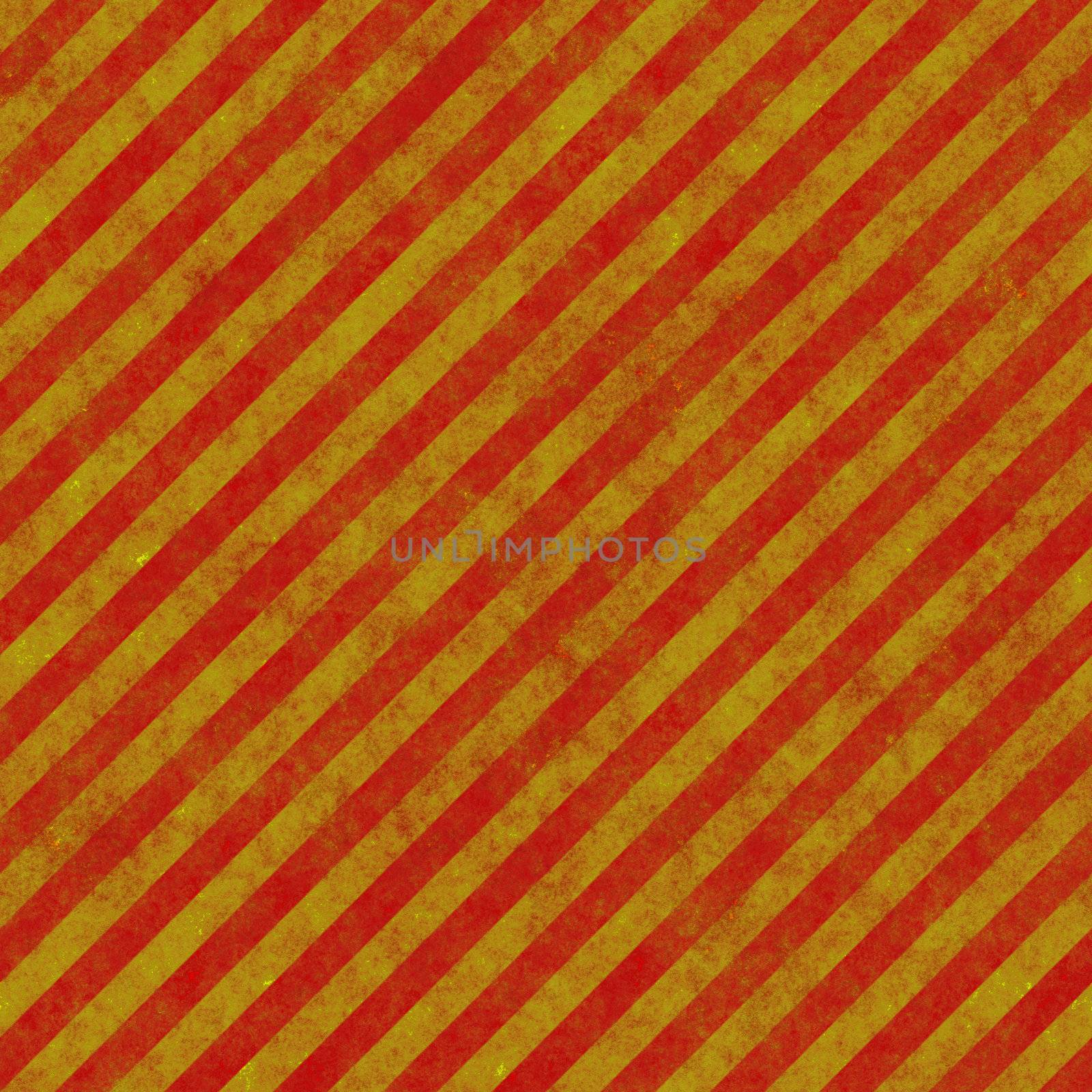 diagonal red and yellow warning / hazard stripes background, will tile seamlessly as a pattern

