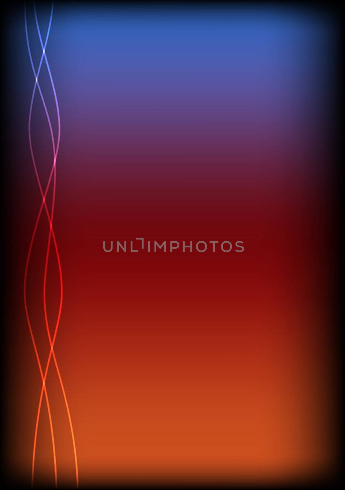 Abstract background - glowing spiral lines