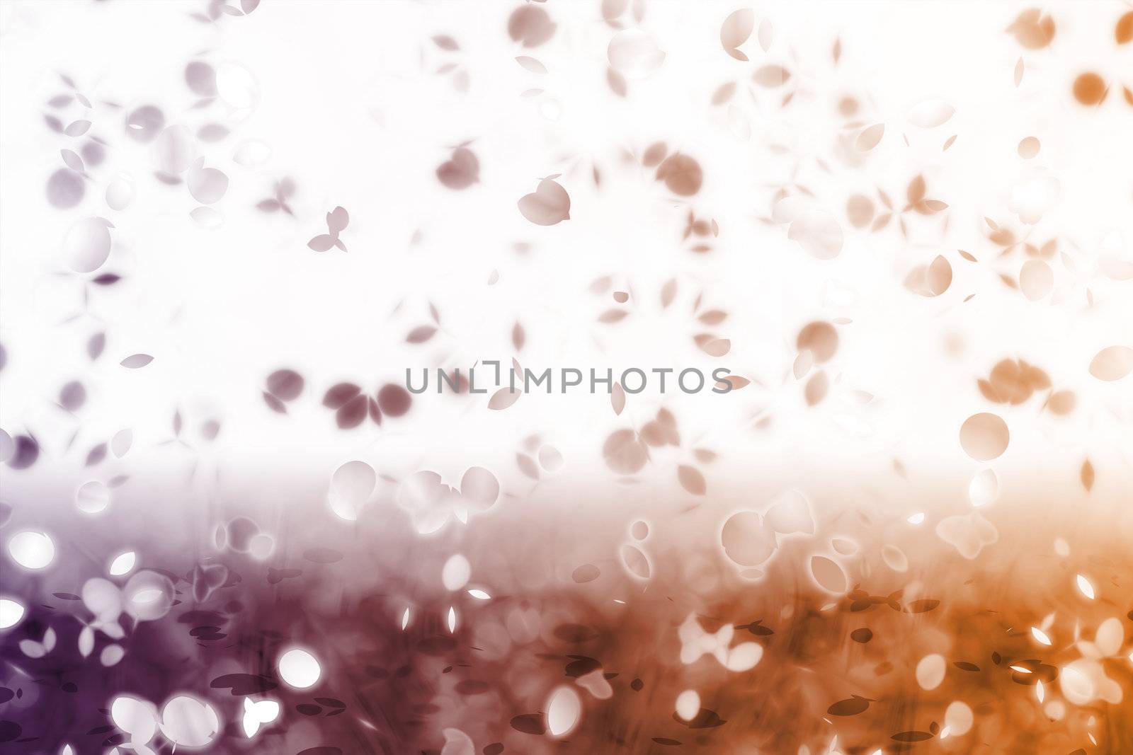 A Nostalgic Sweet Memory Falling Leaf Abstract