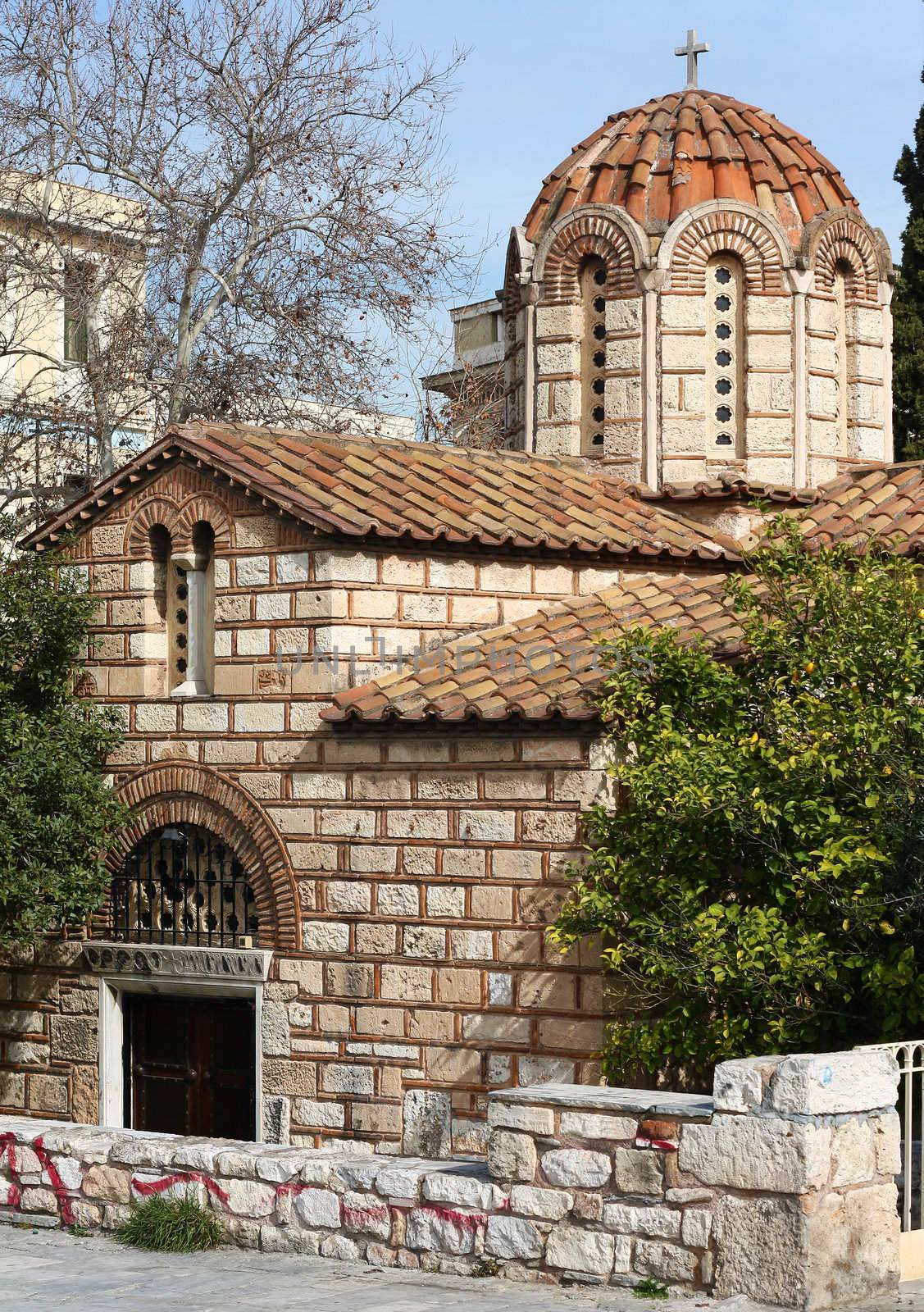 Byzantine Orthodox Church in Athens by Brigida_Soriano