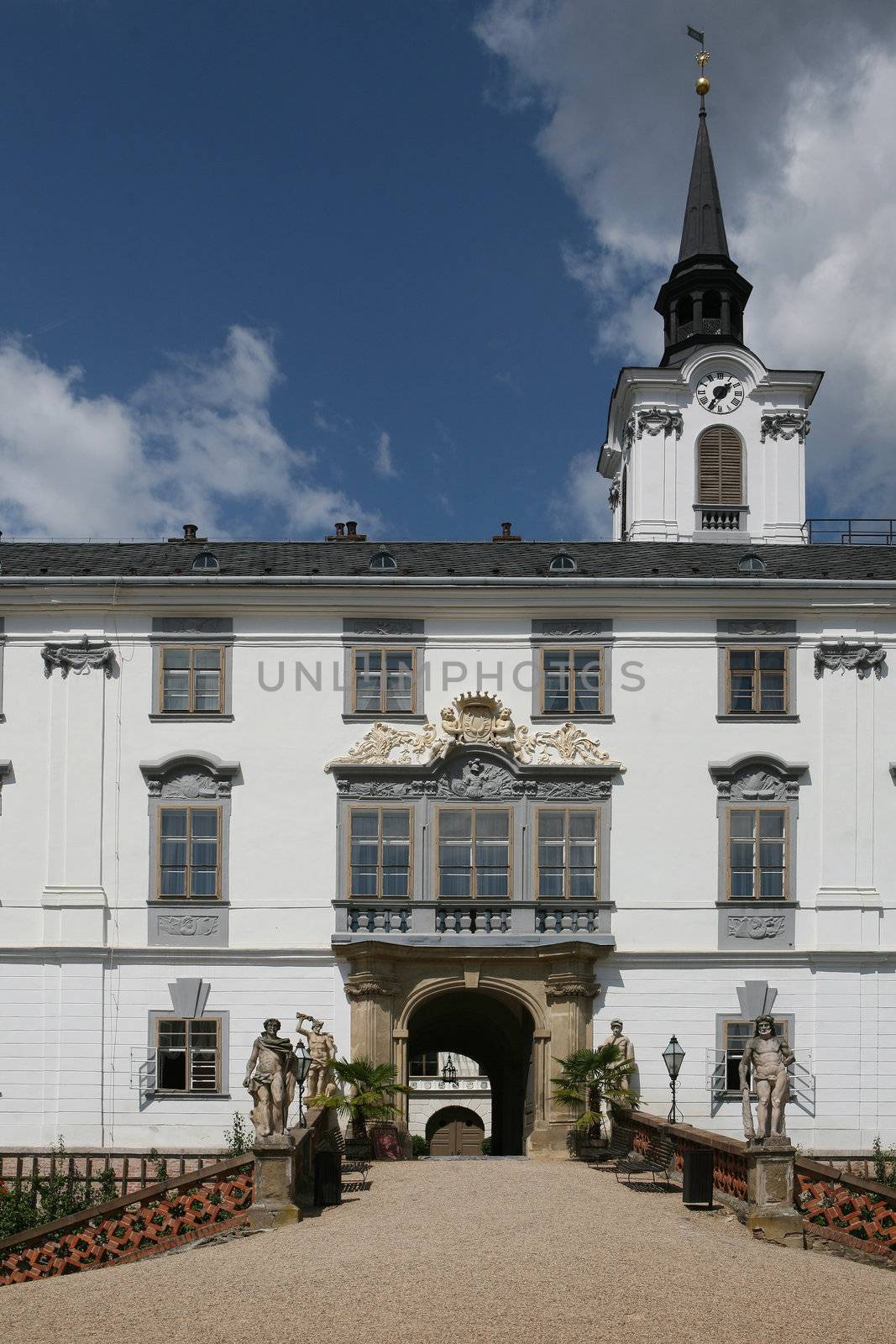 Chateau in Lysice, Czech republic