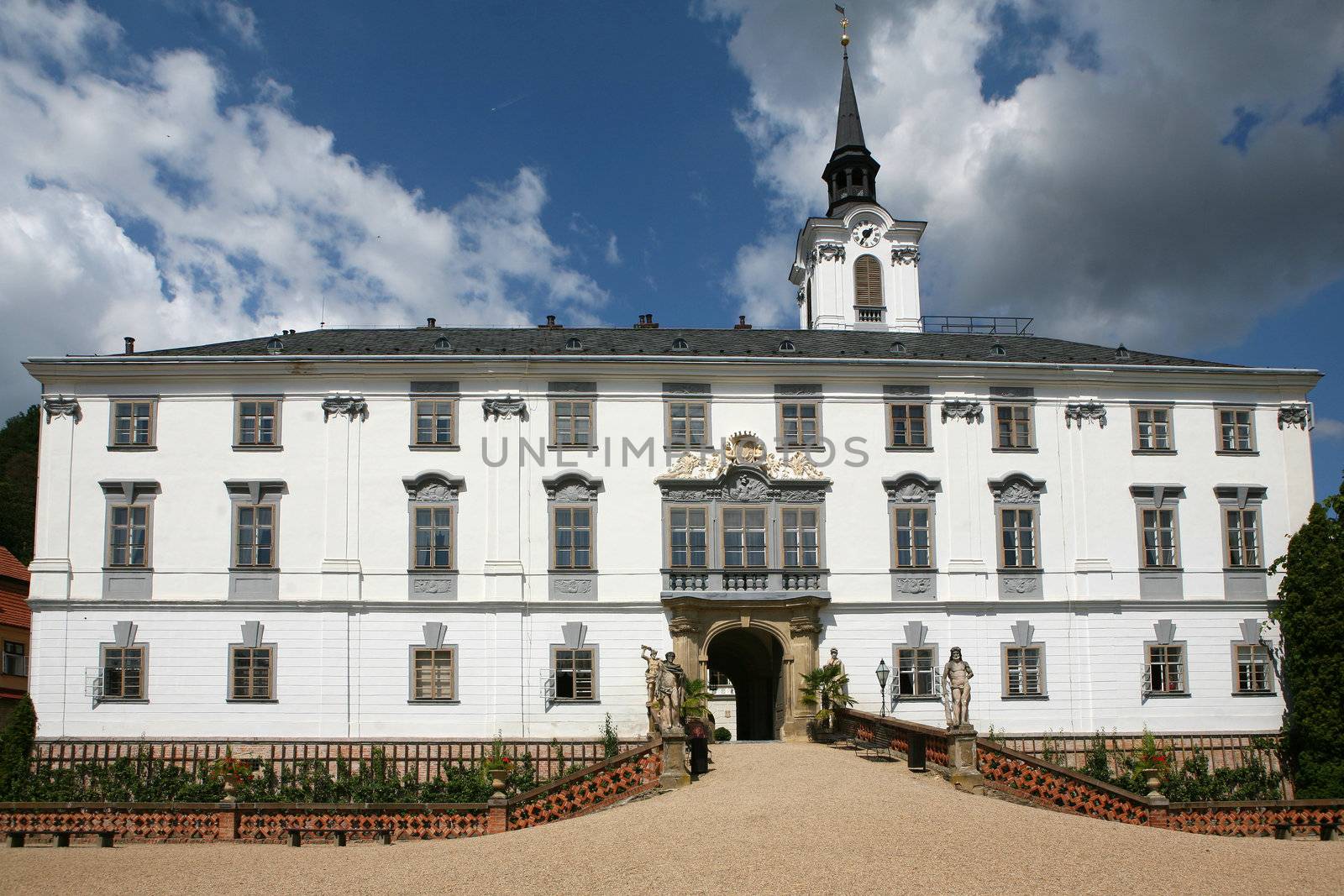 Chateau in Lysice, Czech republic