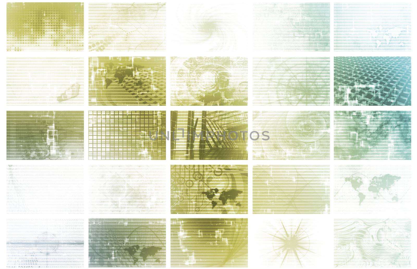 News and Media Overload Tech Abstract Background