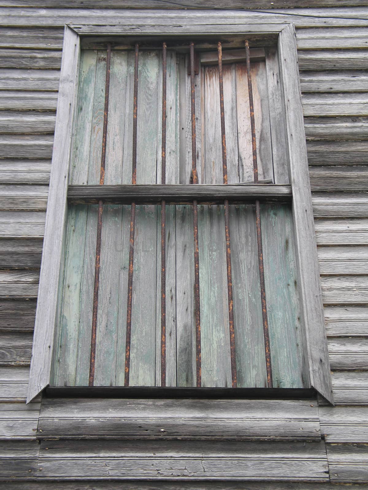 old wooden window