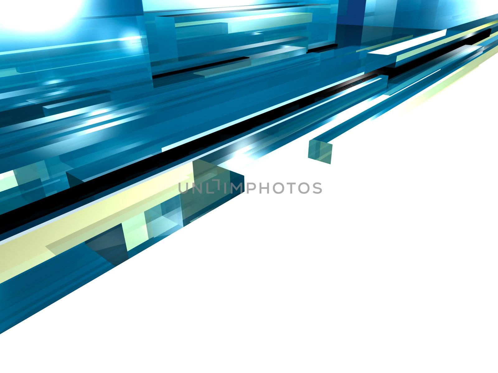 An image of a nice blue abstract glass background