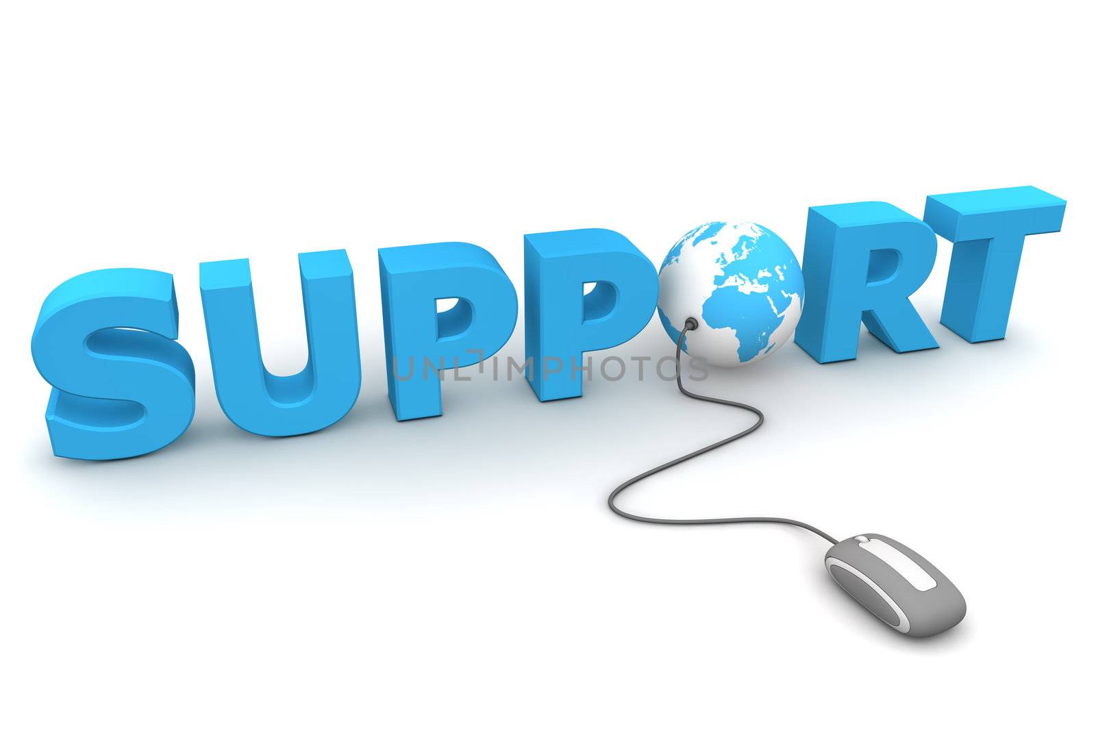 Browse the Global Support - Blue by PixBox