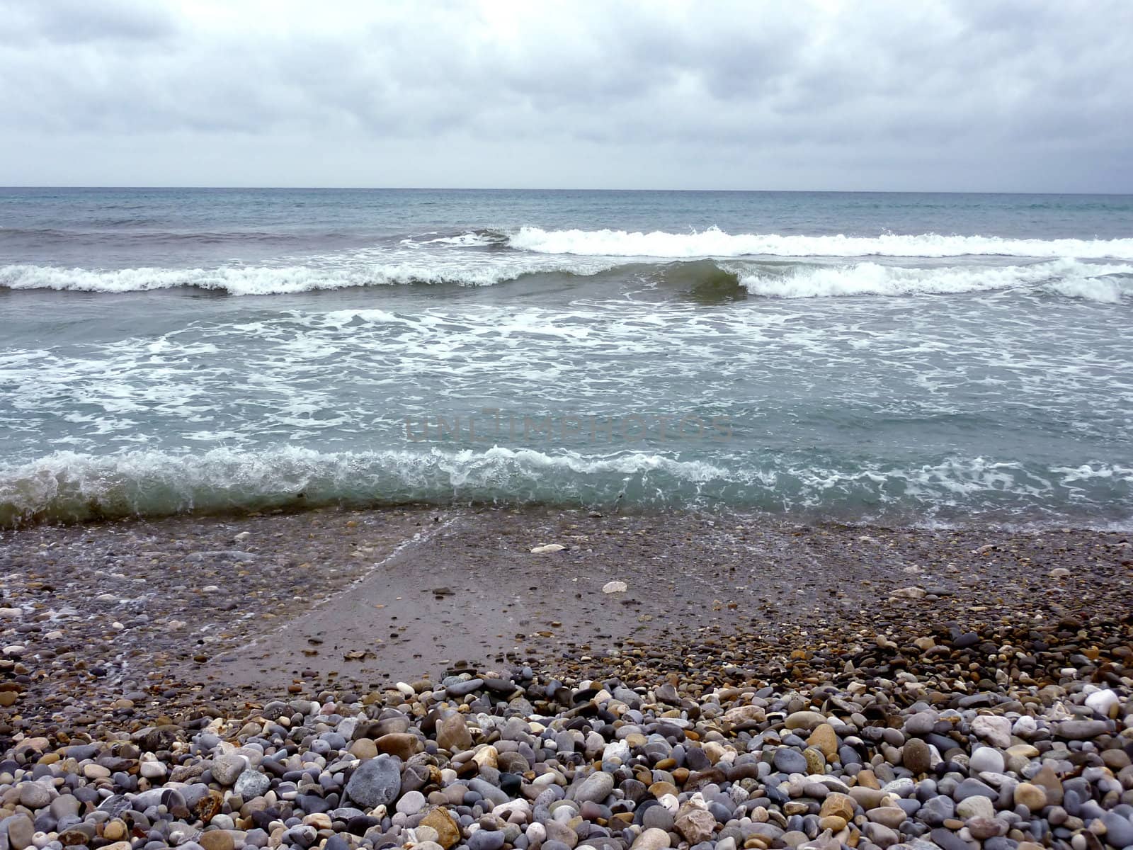 Beach and waves by Elenaphotos21