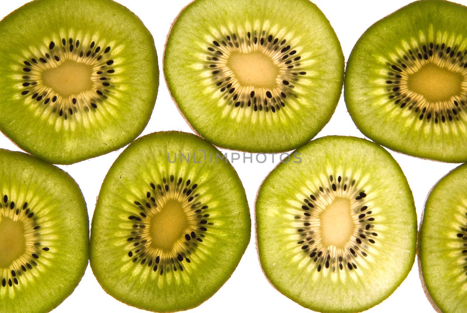 Food. Slices of Kiwi.