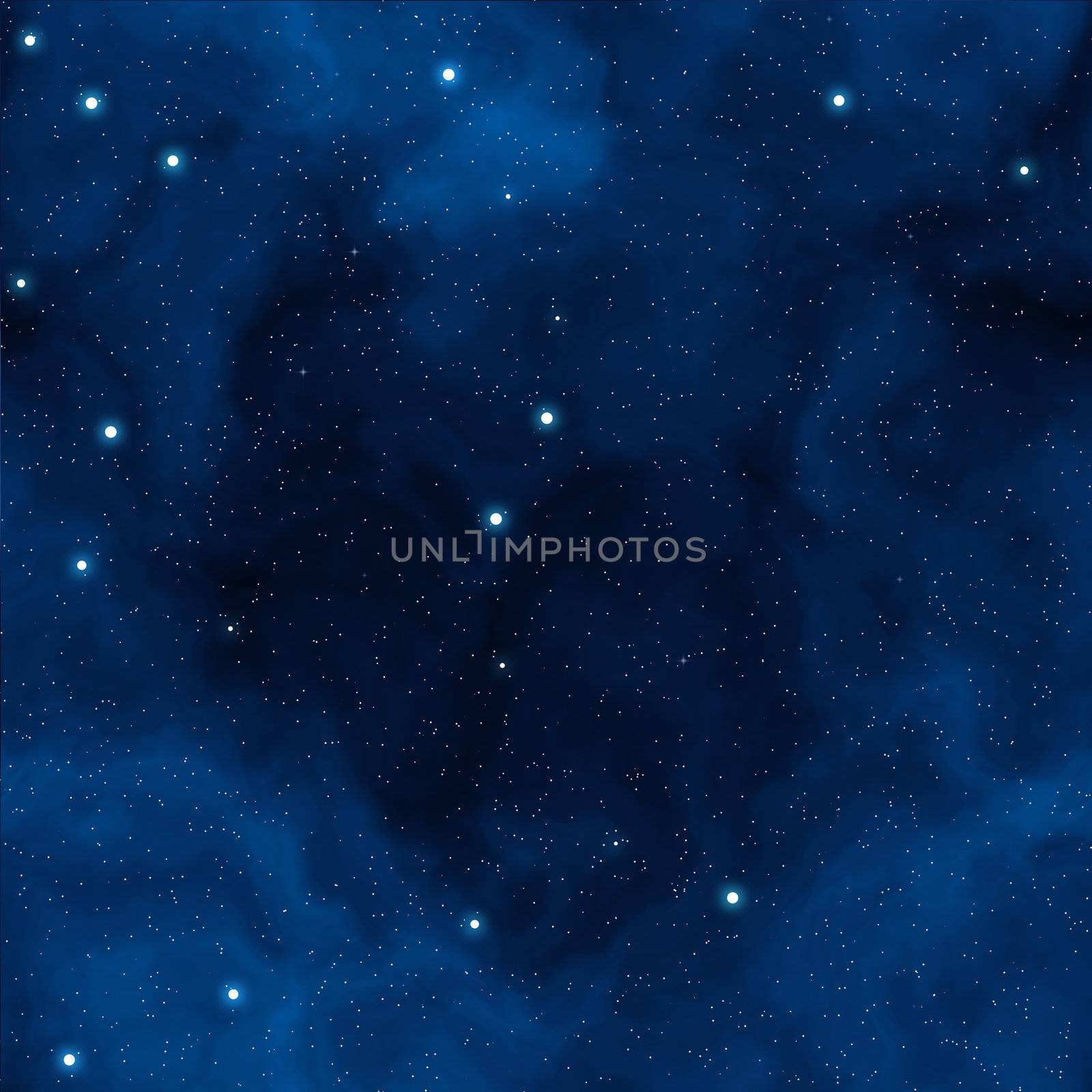 An image of a seamless star field