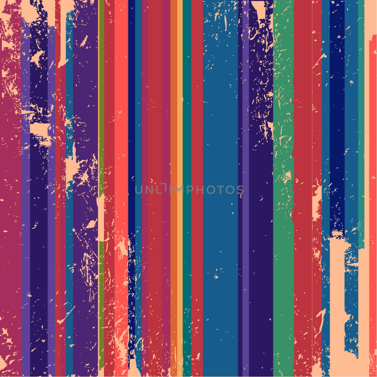 Seamless retro stripes pattern with stylish colors