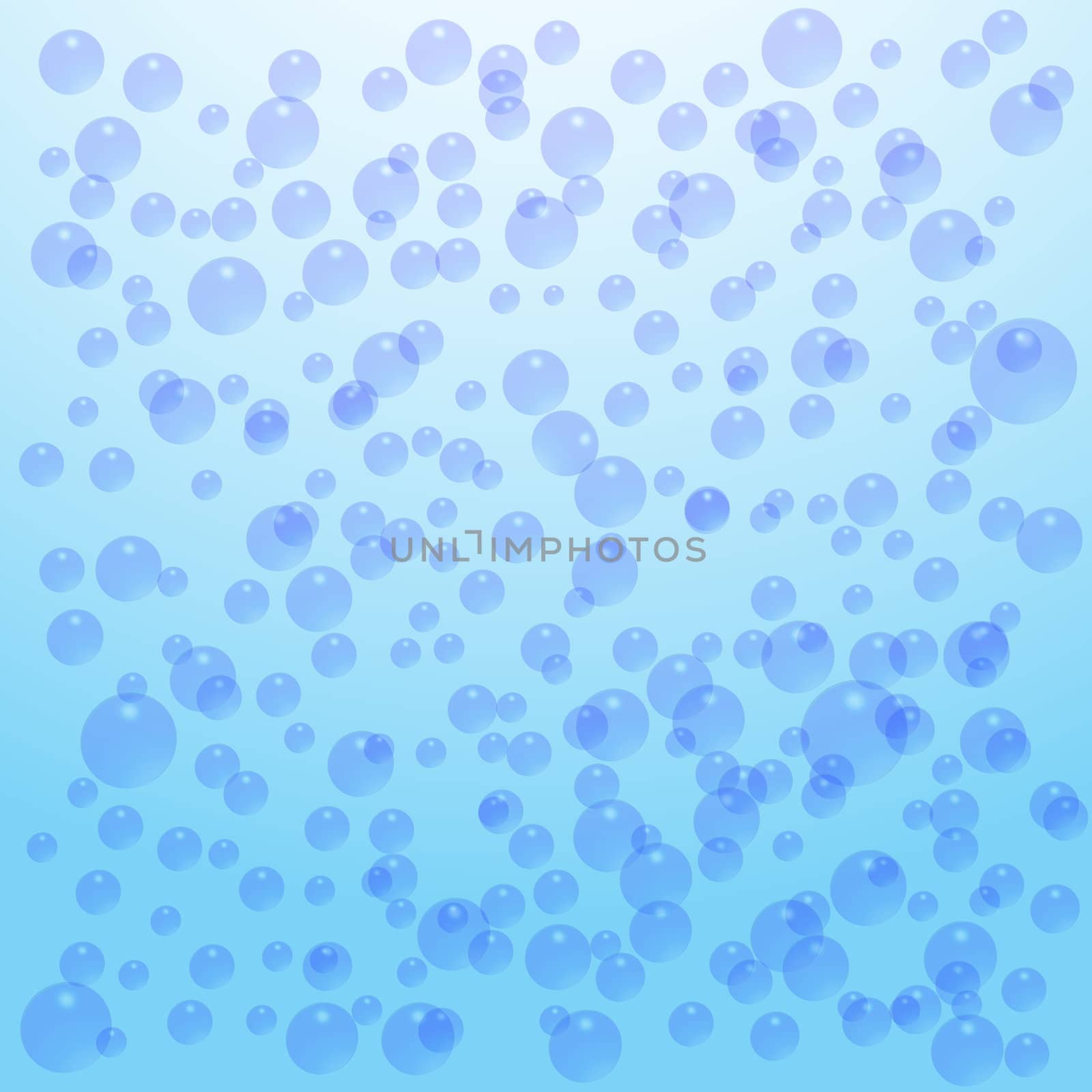 Water bubbles background, design for print