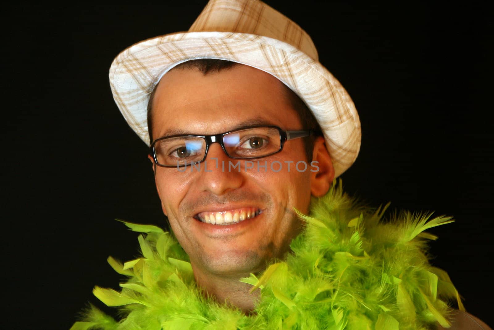 young man fashion studio portrait