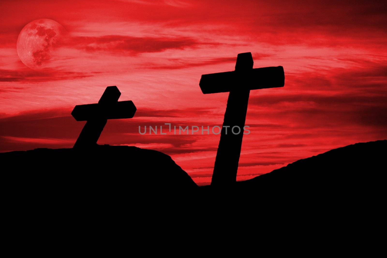 christian cross silhouette faith simbol
