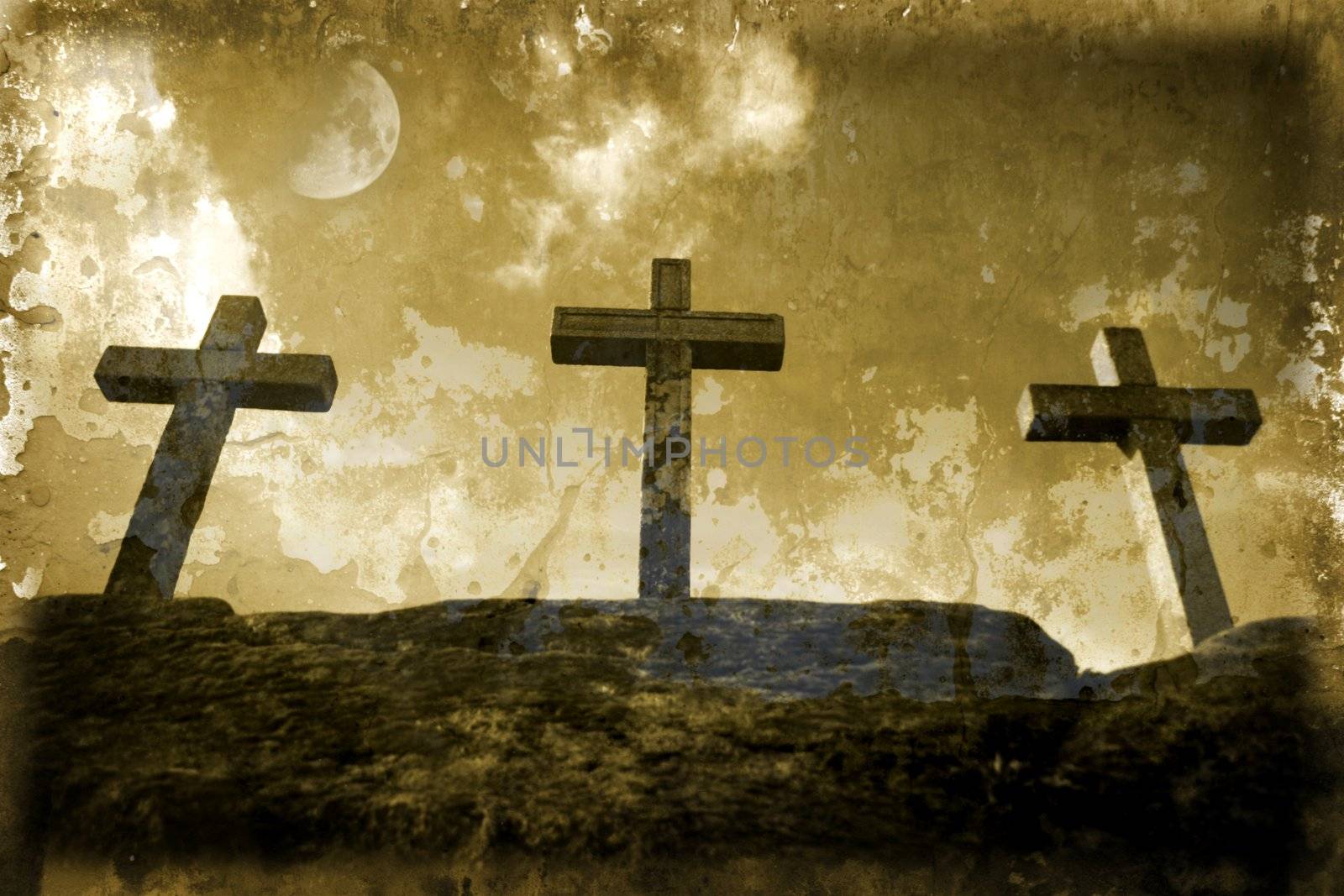 christian cross silhouette faith simbol