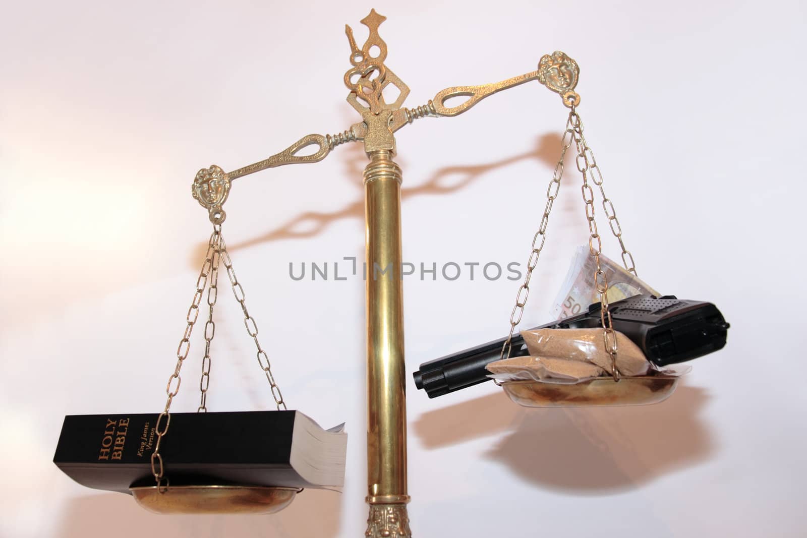 an image showing the fight of good versus evil
