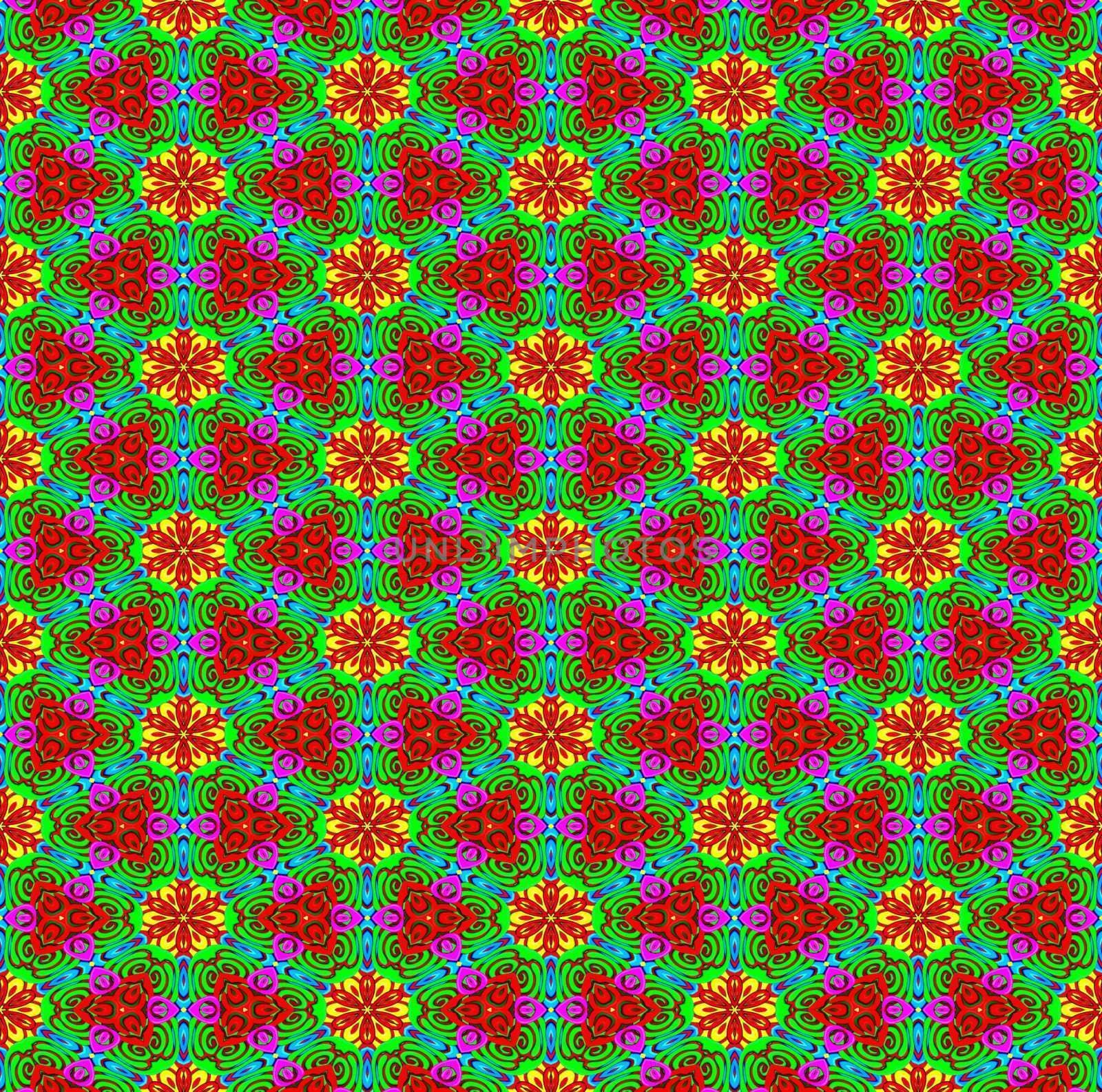 bright flower pattern by weknow